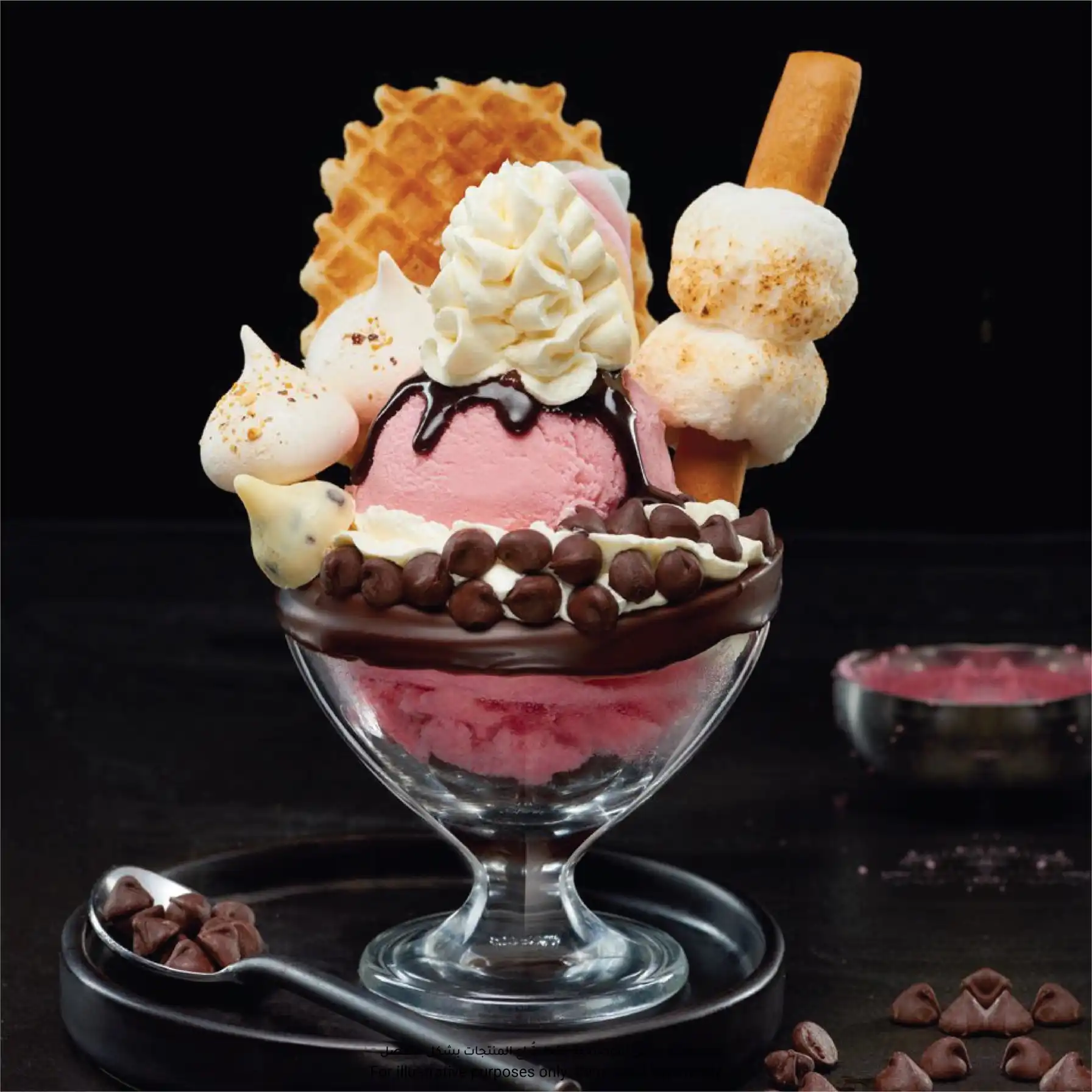 Ocean Delight Glass Ice Cream Cup Set (6 Pc., 162.65 ml, Clear)