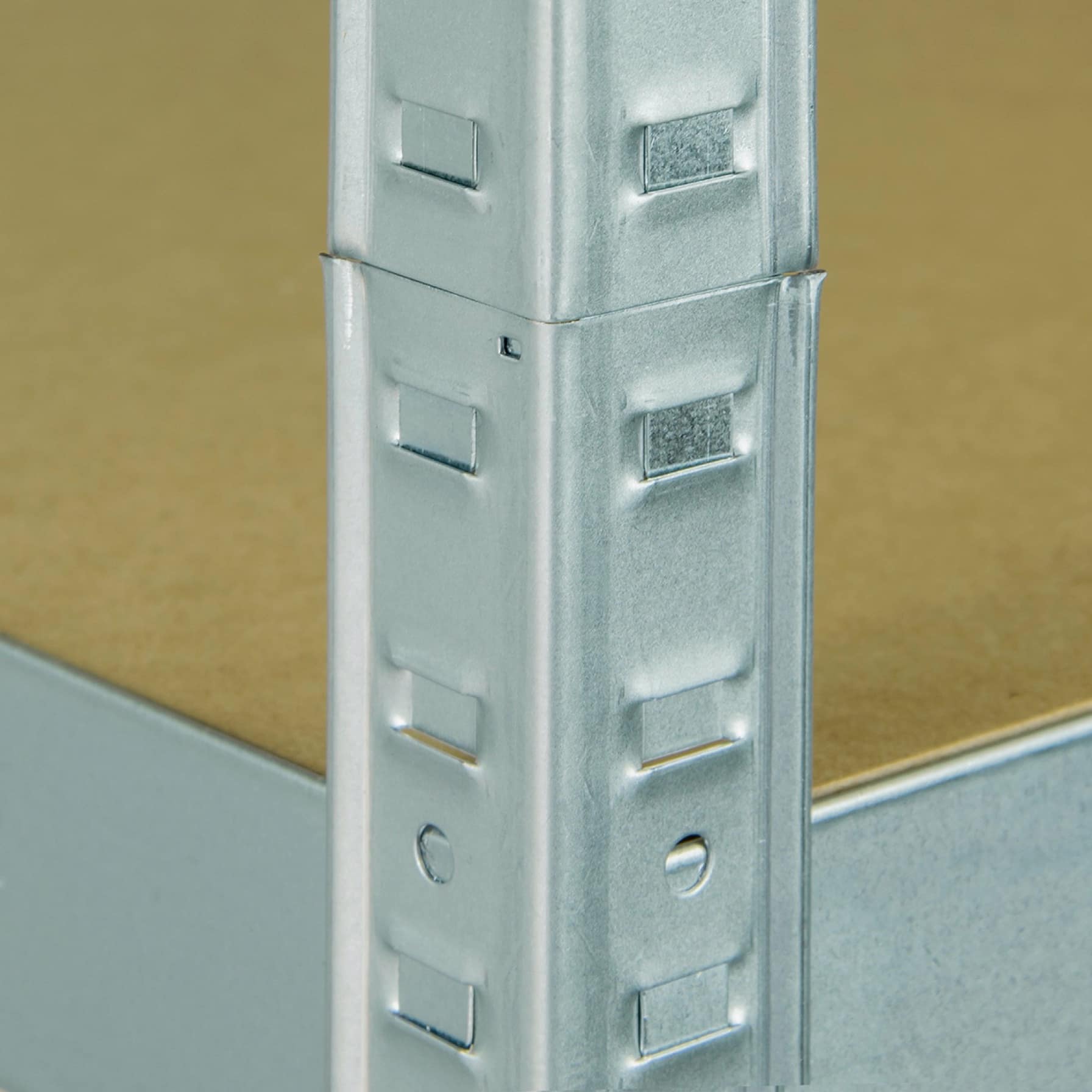 Ryle Wood & Metal 5-Tier Shelf GoodHome (180 x 90 x 40 cm)