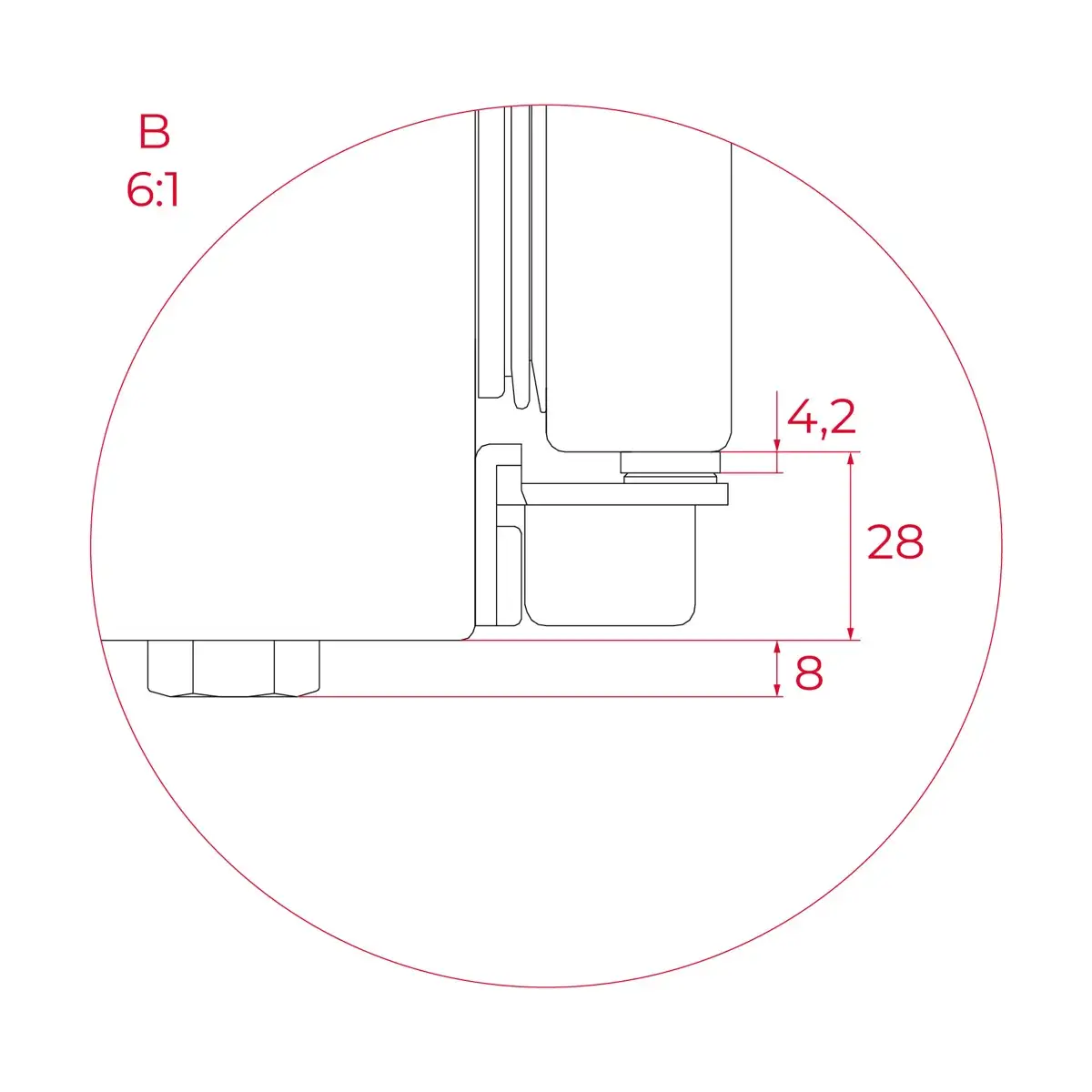 Teka No Frost Built-In Larder Freezer, RSF 73370 ME (316 L)