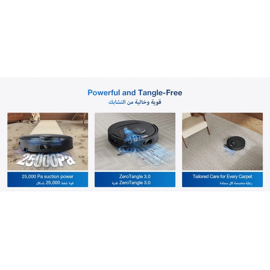 Ecovacs Deebot Robot Vacuum Cleaner & Mop, T30C Prime Omni (30,000 Pa)