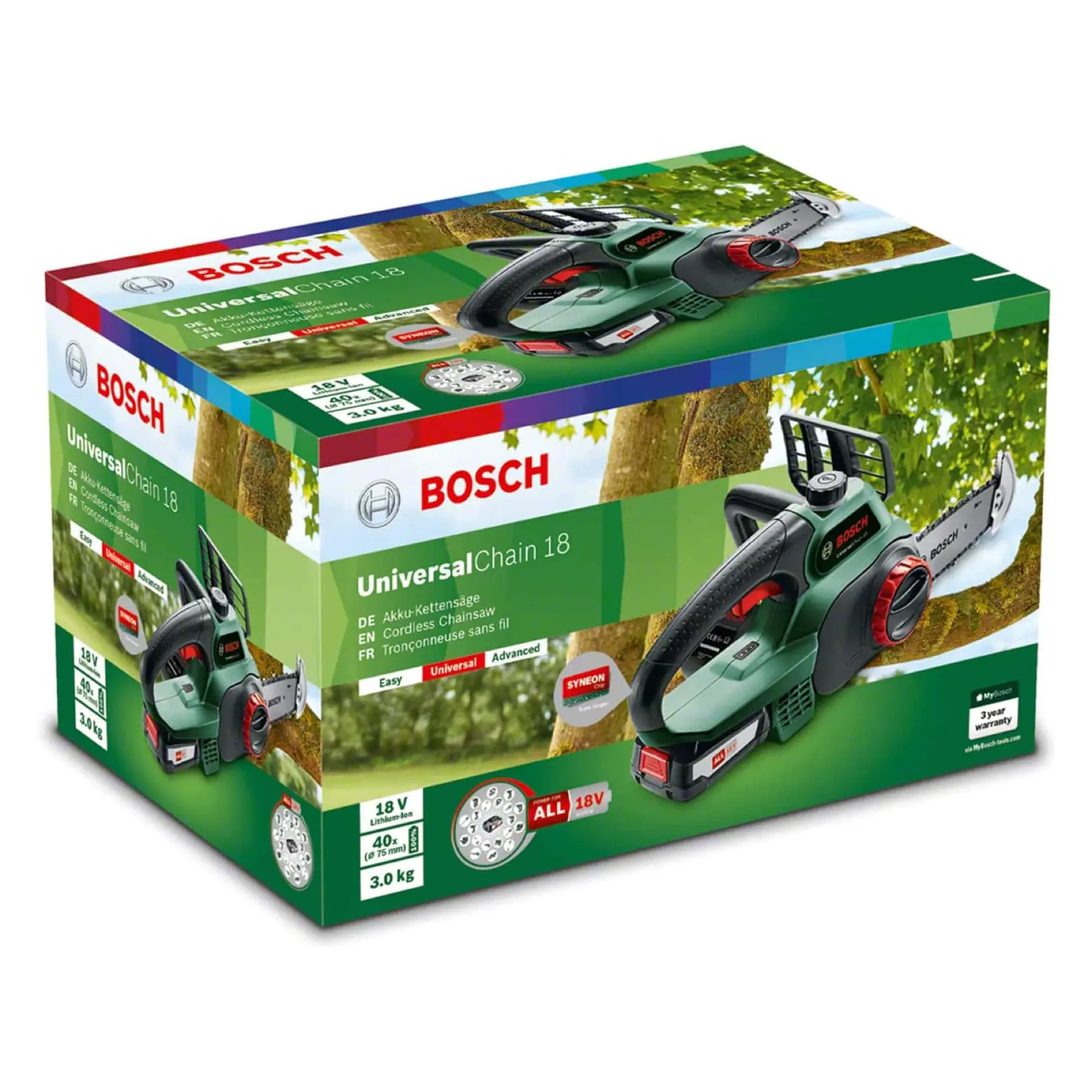 Bosch Universal Chain 18 Cordless Chainsaw (18 V)