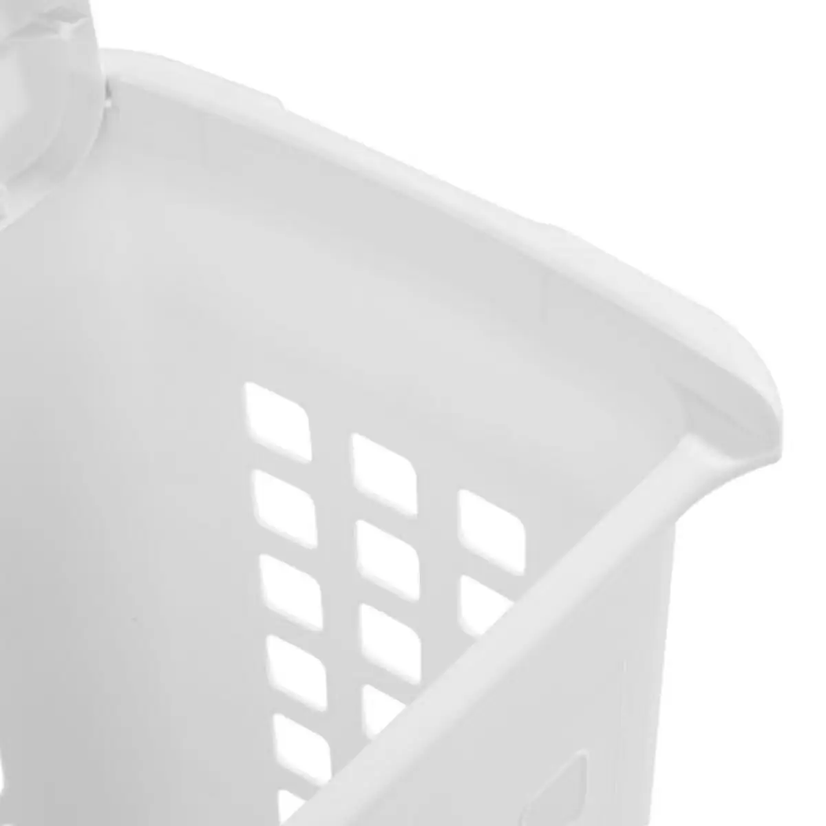 Sterilite 12177906 Plastic Lifttop Laundry Hamper (White)