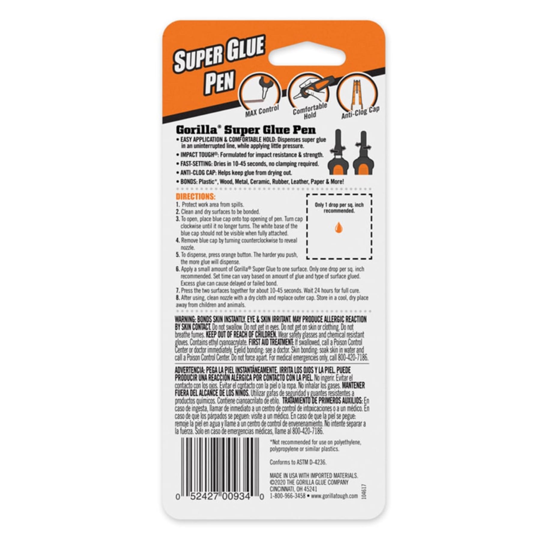 Gorilla Super Glue Pen (5.5 g)