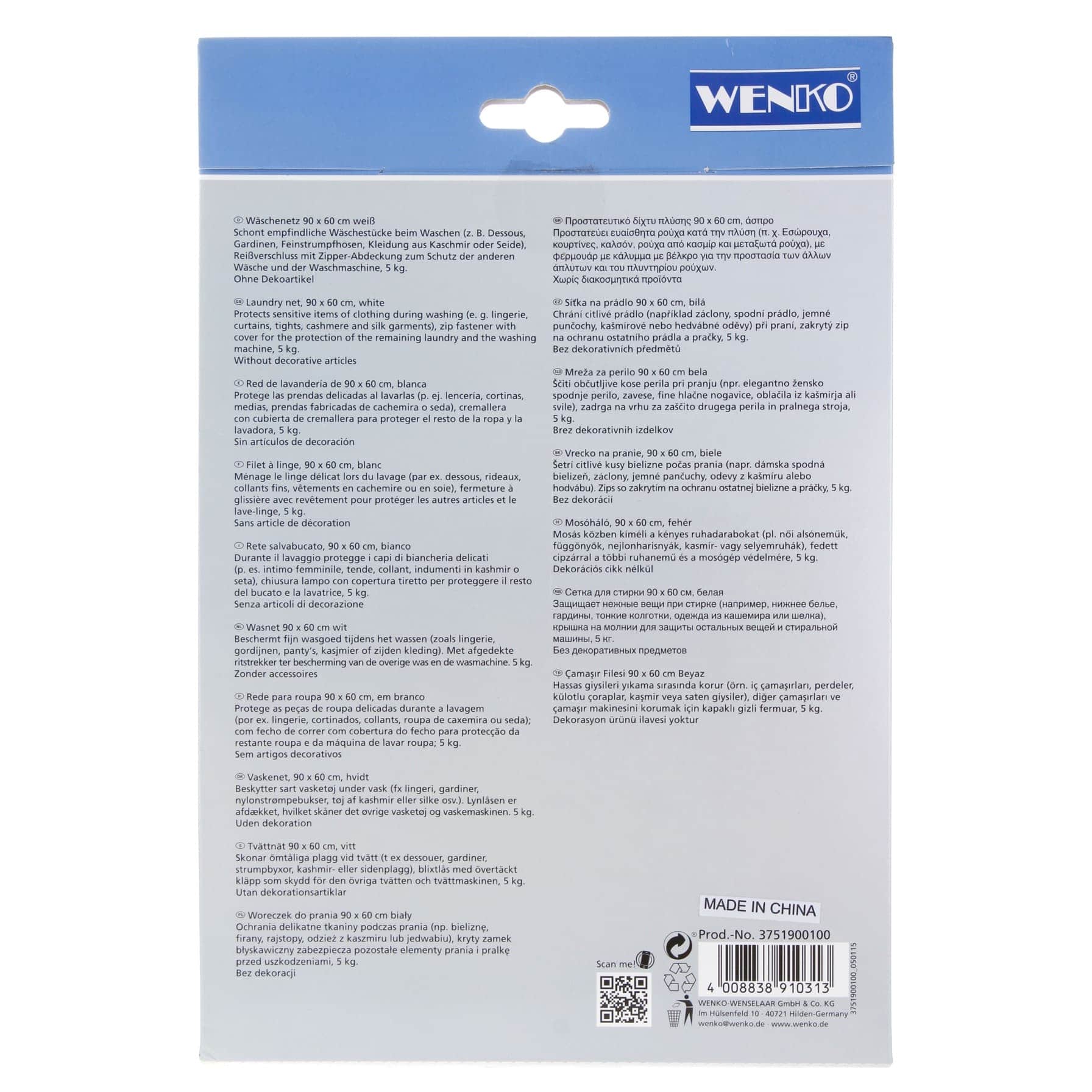 Wenko Wash Net Bag  (90 x 60 cm)