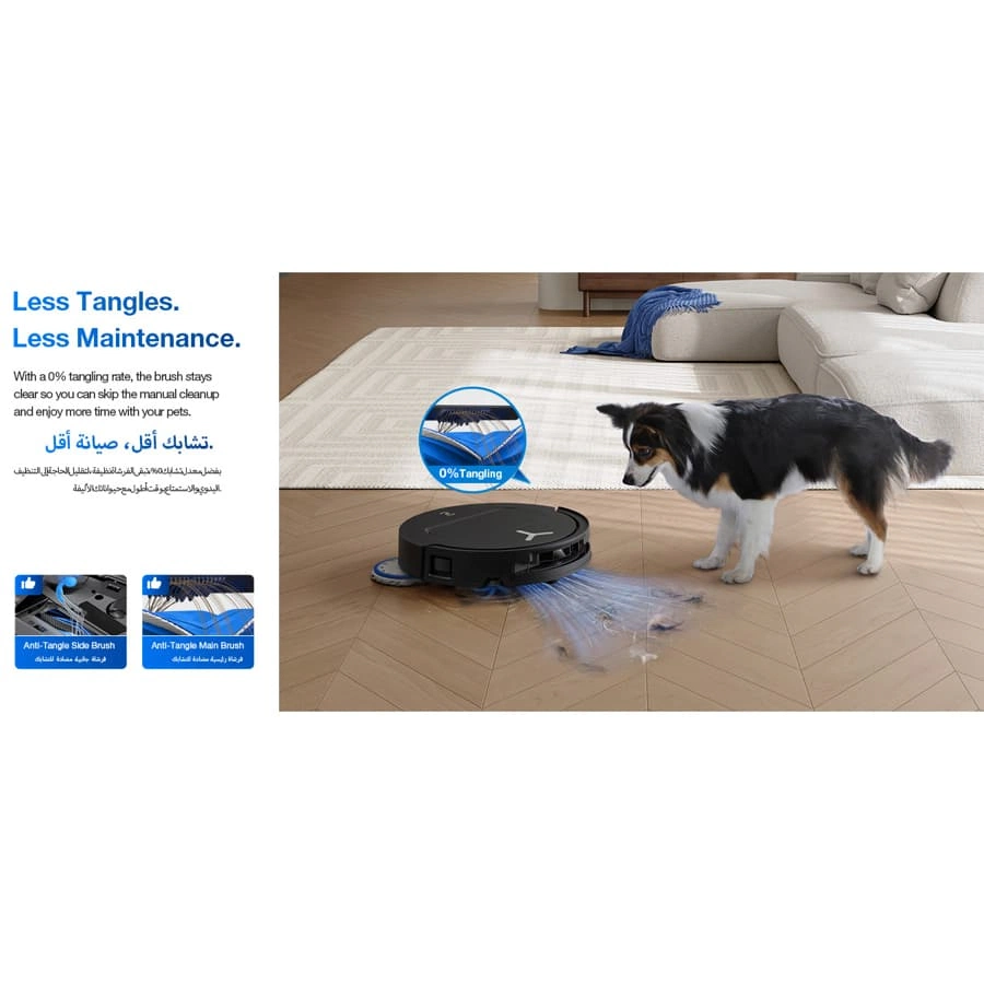 Ecovacs Deebot Robot Vacuum Cleaner & Mop, T50S Pro Omni (30,000 Pa)