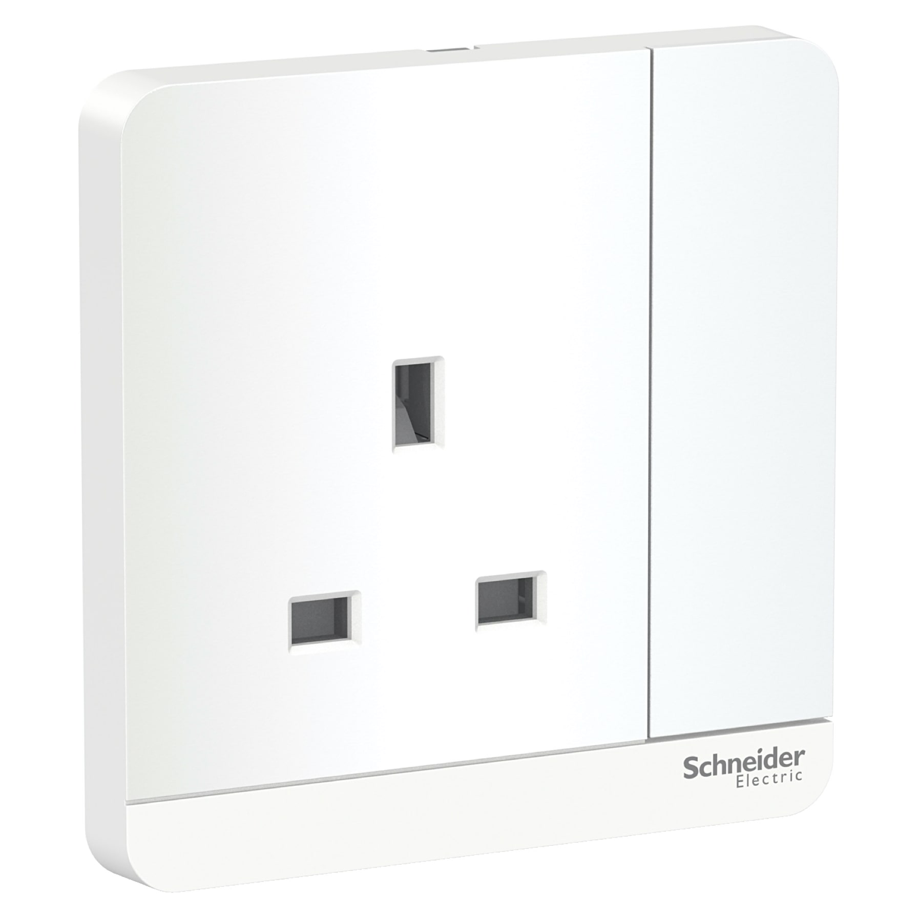 Schneider Electric AvatarOn 1 Gang Switched Socket (8.6 x 8.6 x 3.17 cm)