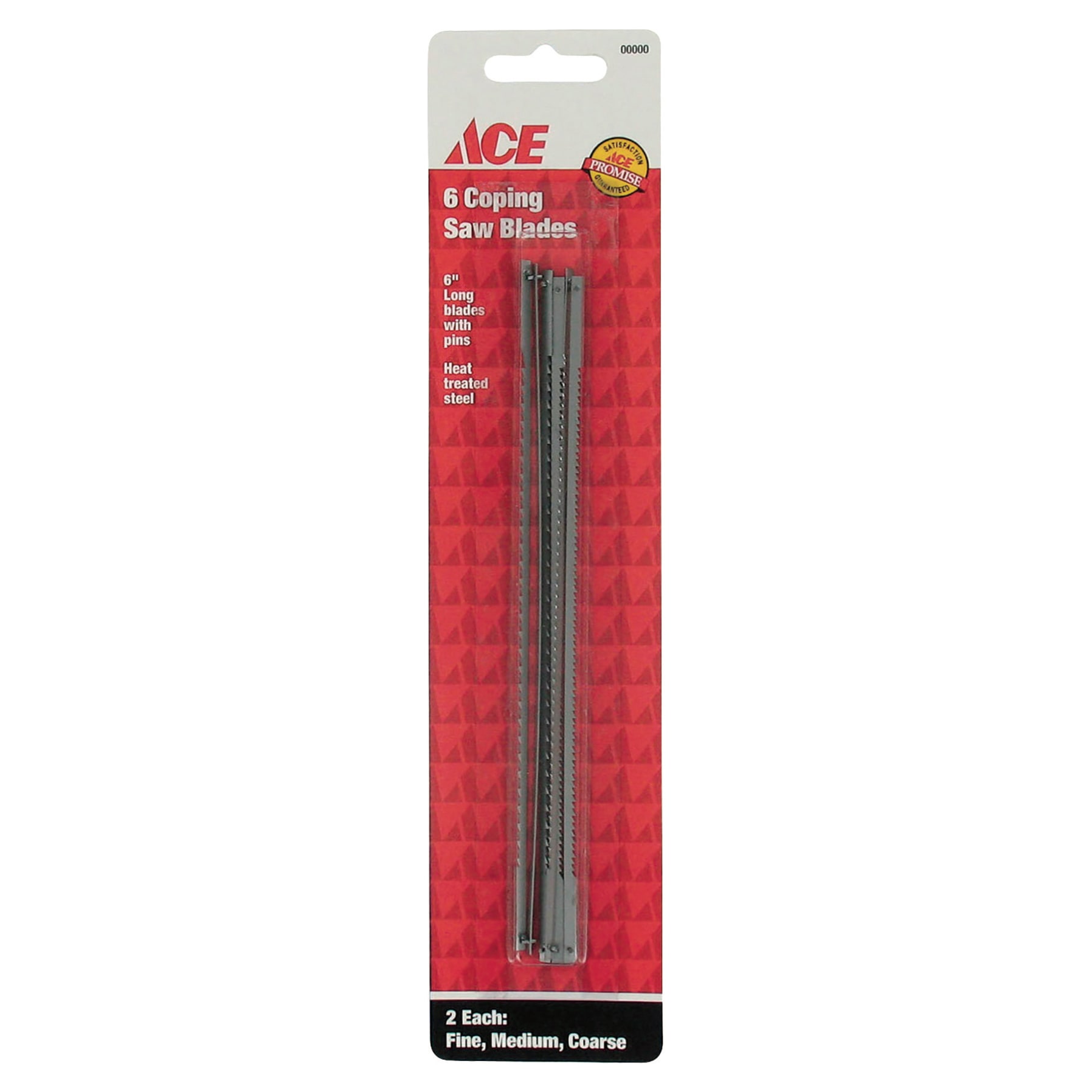 Ace Carbon Steel Coping Saw Blades (15 cm, 6 Pc.)