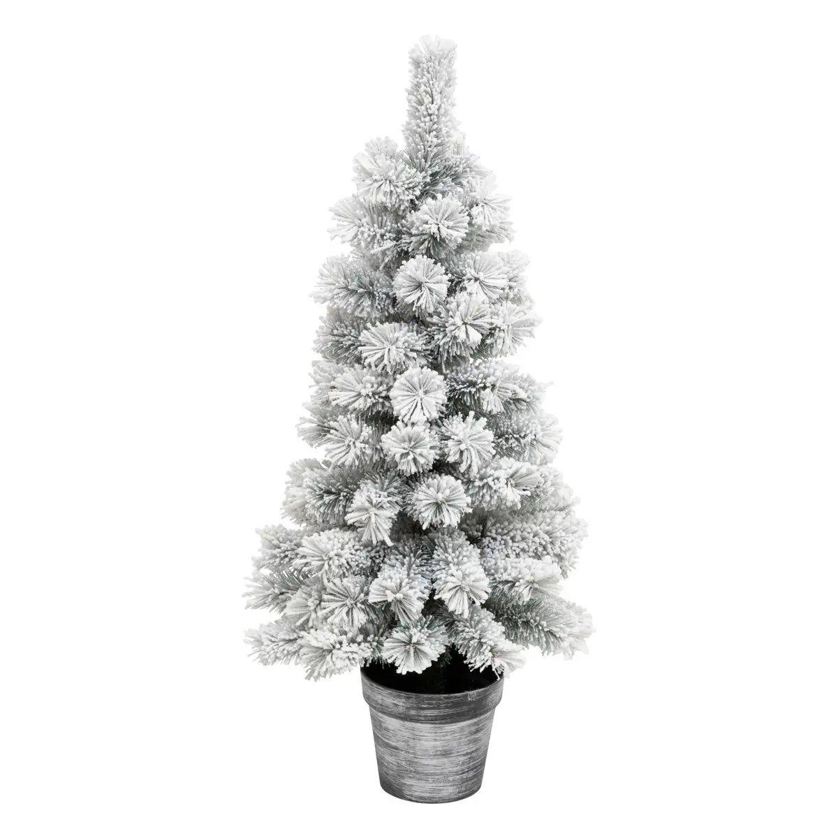 Windy Peak Flocked Artificial Tree (1 m)