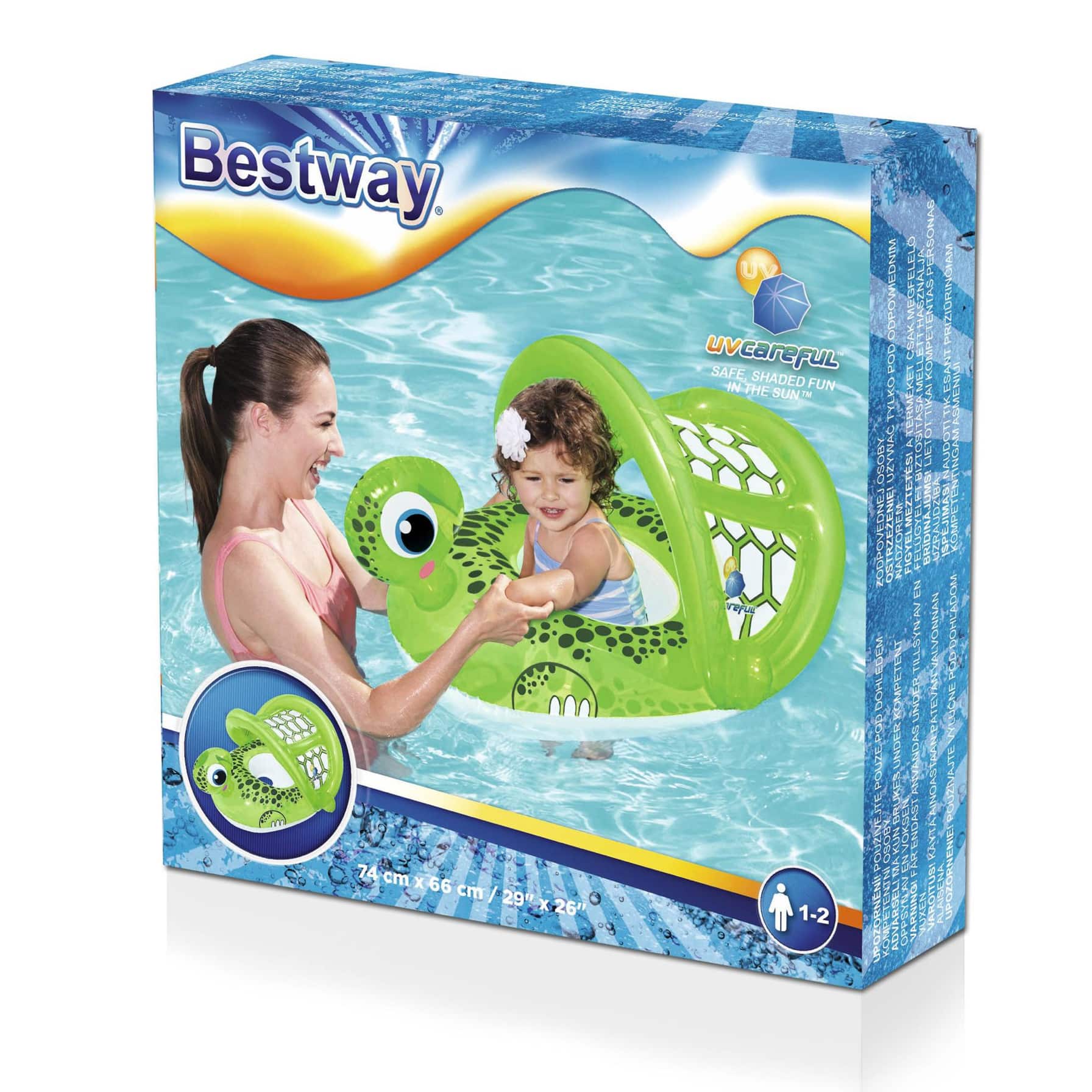Bestway Floating Turtle Baby Care Seat