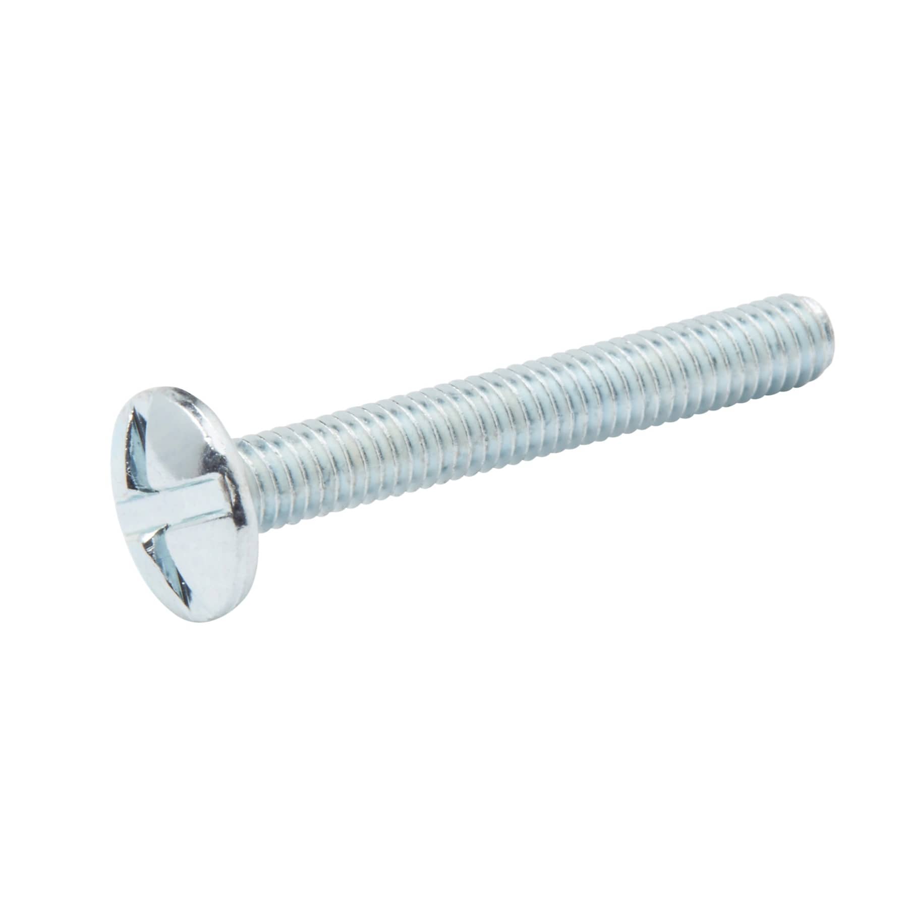 Diall Zinc-Plated Carbon Steel Drawer Knob Screw Pack (M4 x 30 mm, 10 Pc.)