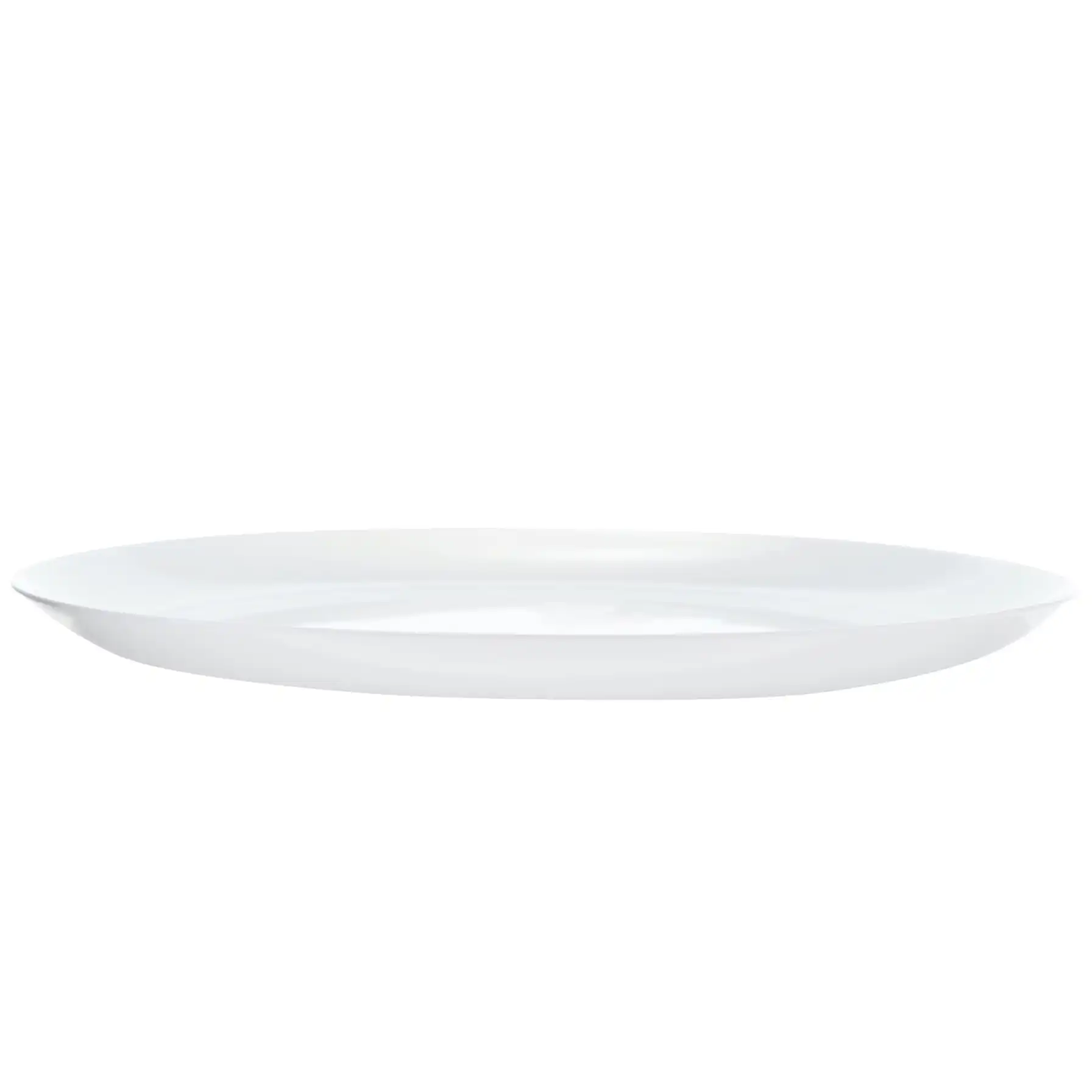Luminarc Diwali Opal Dinner Plate (27 cm, White)