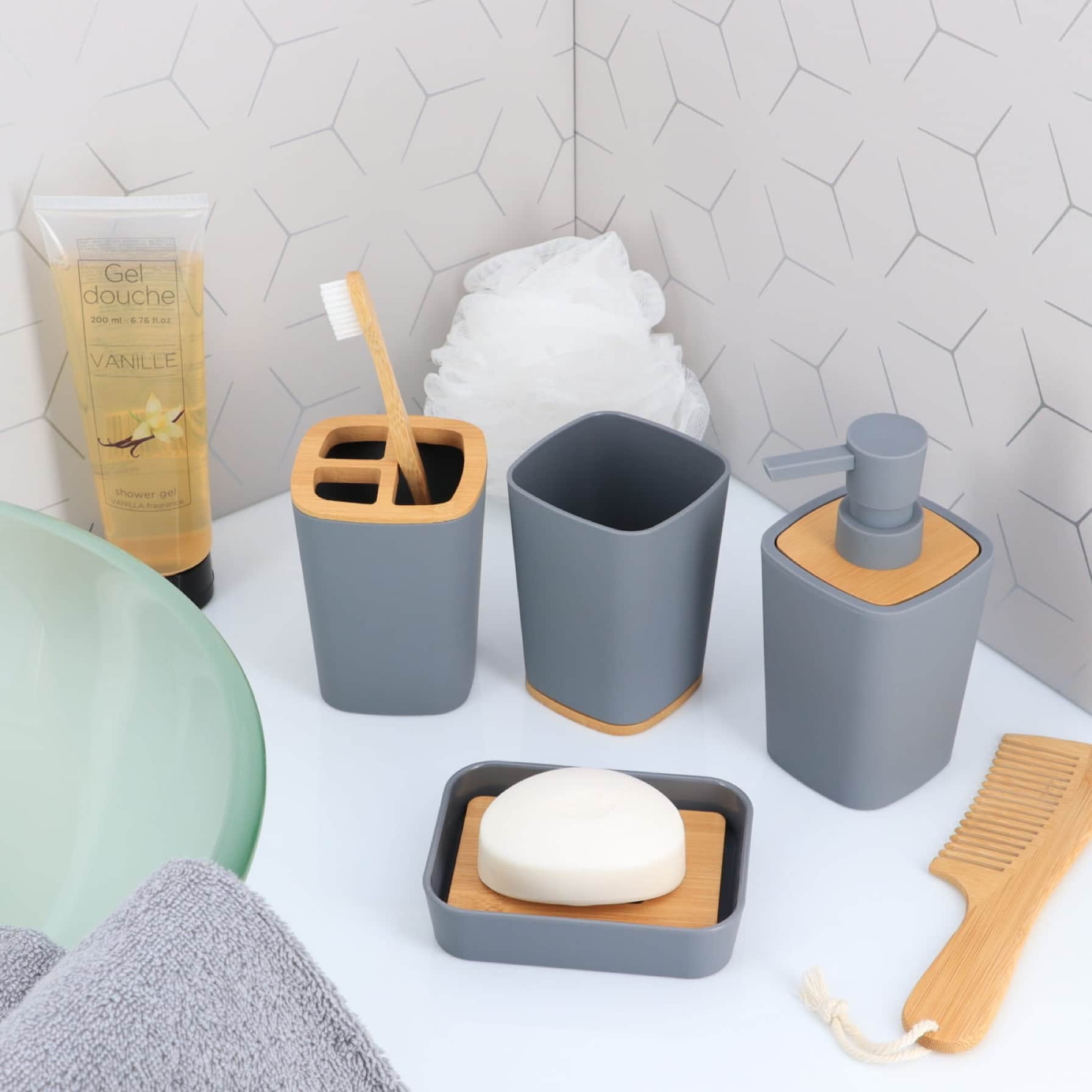 Tendance Rubber Tumbler (7.5 x 7.5 x 10.5 cm)