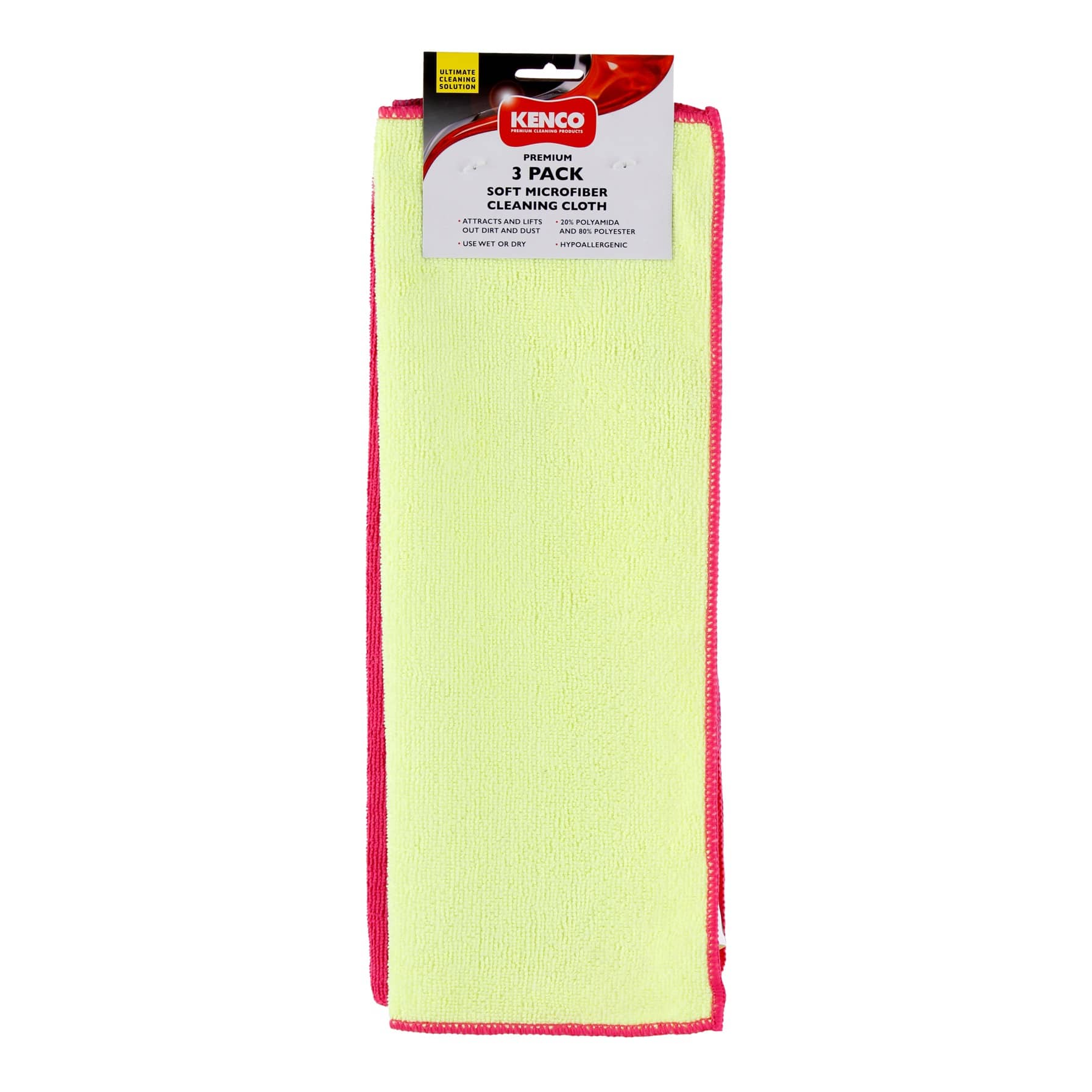 Kenco Soft Microfiber Towel Pack (40 x 30 cm, 3 Pc.)