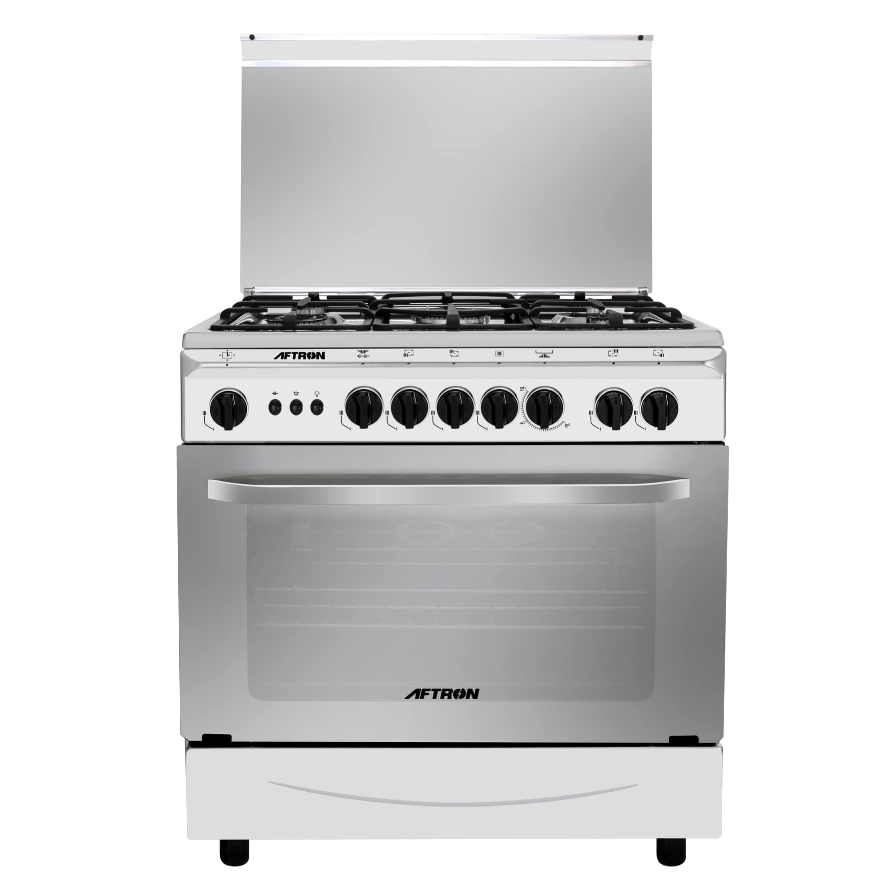 Aftron Freestanding 5-Burner Gas Cooker, AFGR8055FST (60 x 80 x 83 cm)