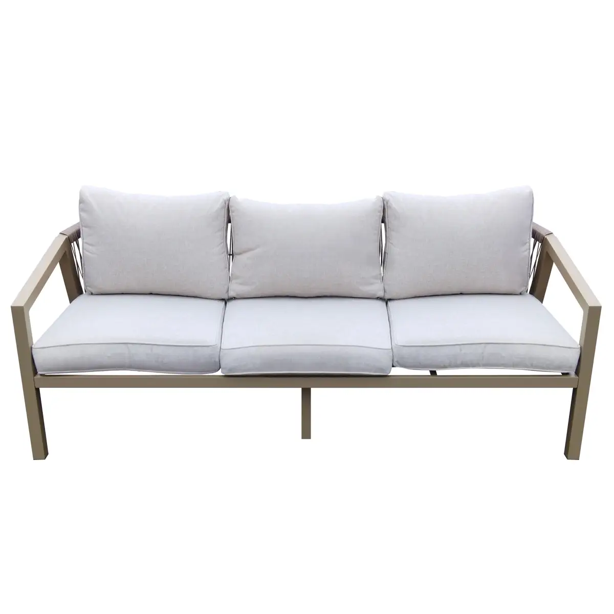 Sydney 5-Seater Aluminum Wicker Outdoor Sofa Set (188 x 83 x 70 cm)