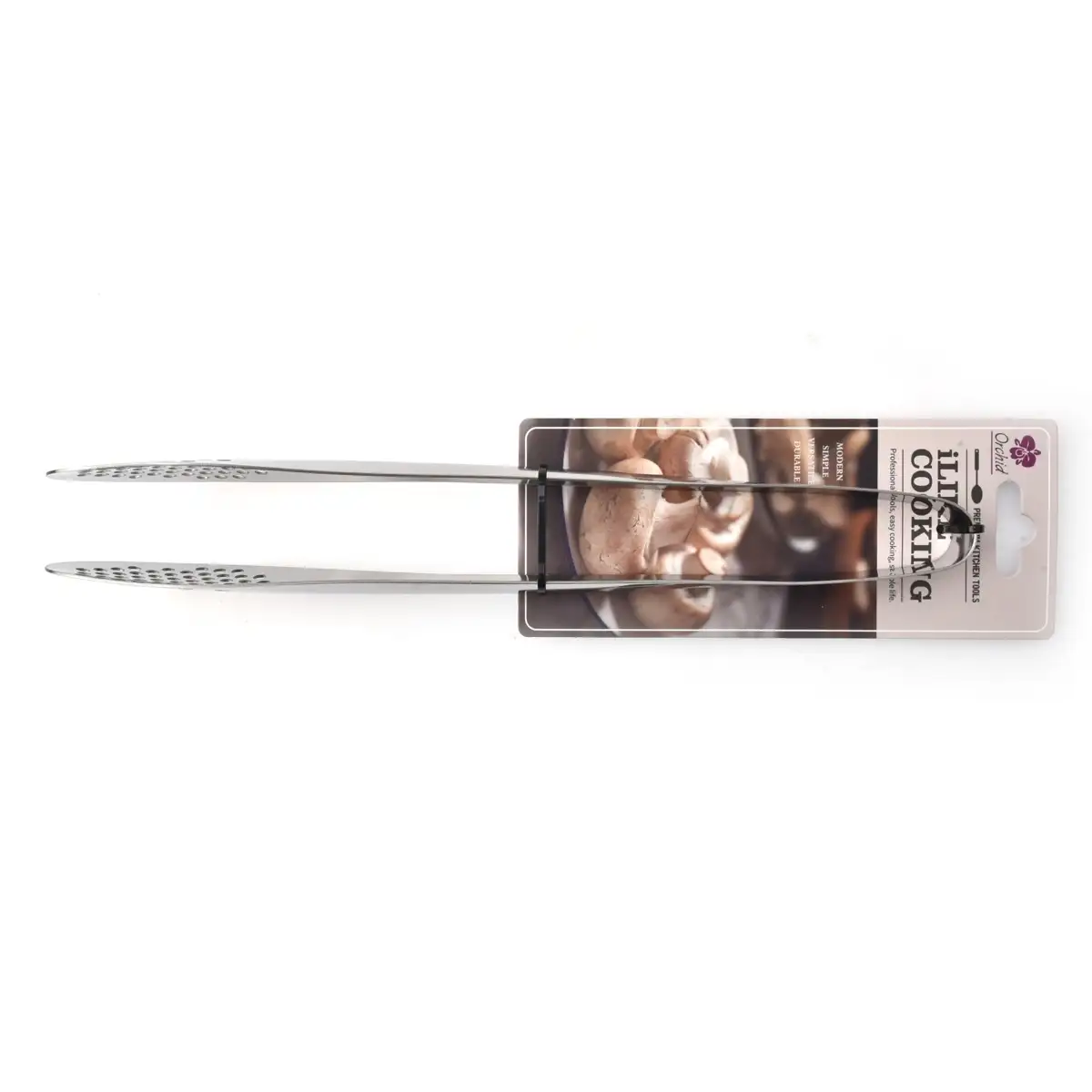 Orchid Ilc Stainless Steel Tongs (L. 27 cm)