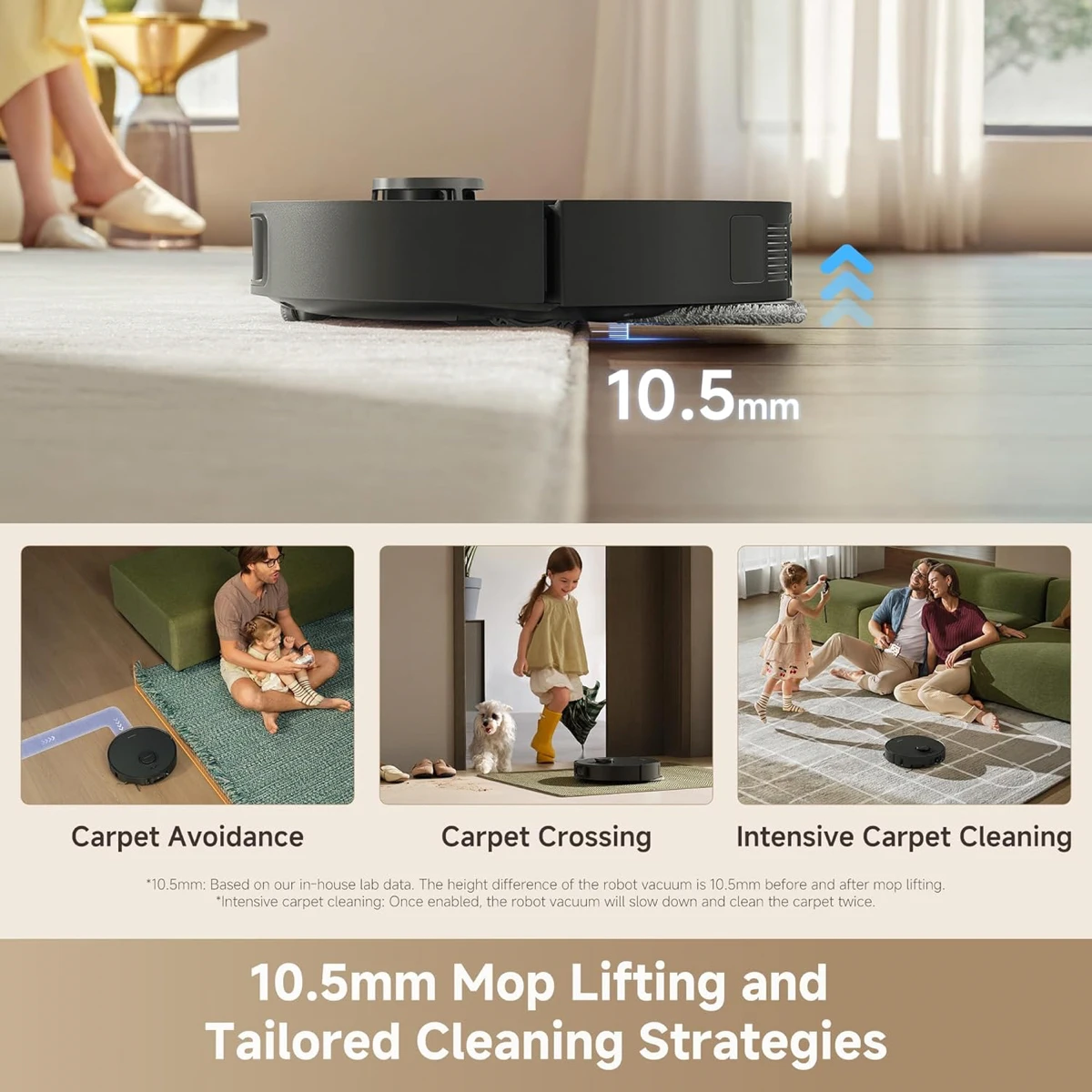 Dreame L50 Ultra-Robotic Vacuum Cleaner, RLL53SE-Black