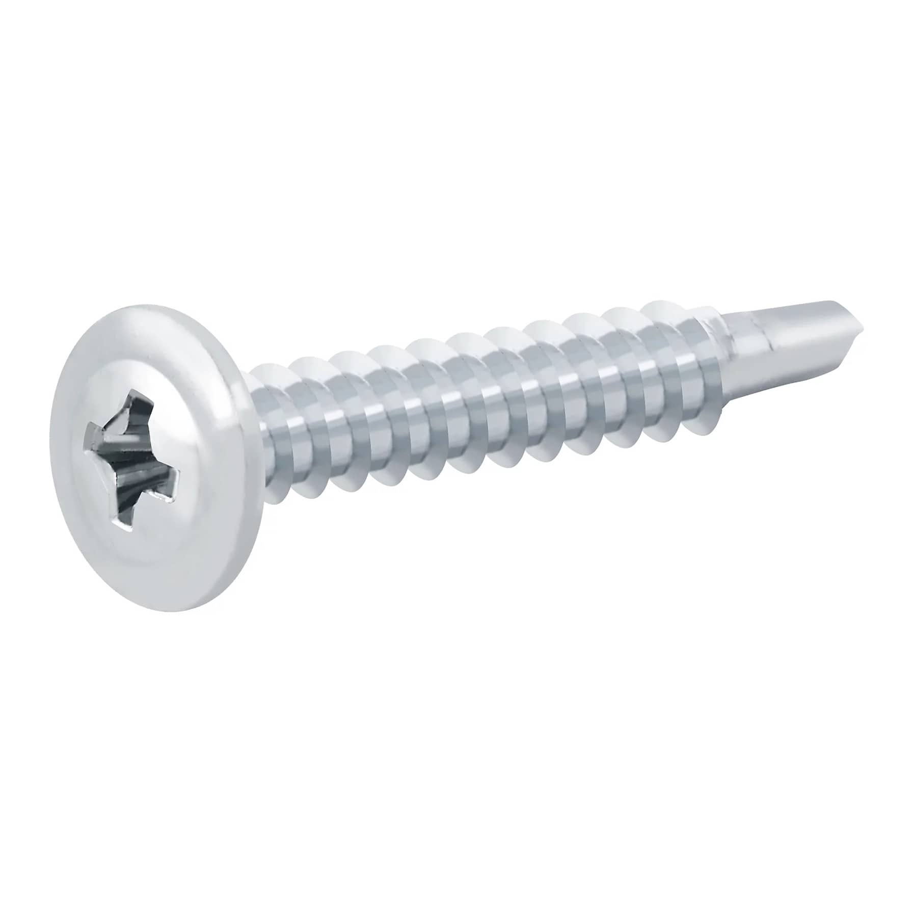 Diall Zinc-Plated Carbon Steel Self Drilling Screw Pack (4.8 x 32 mm, 100 Pc.)