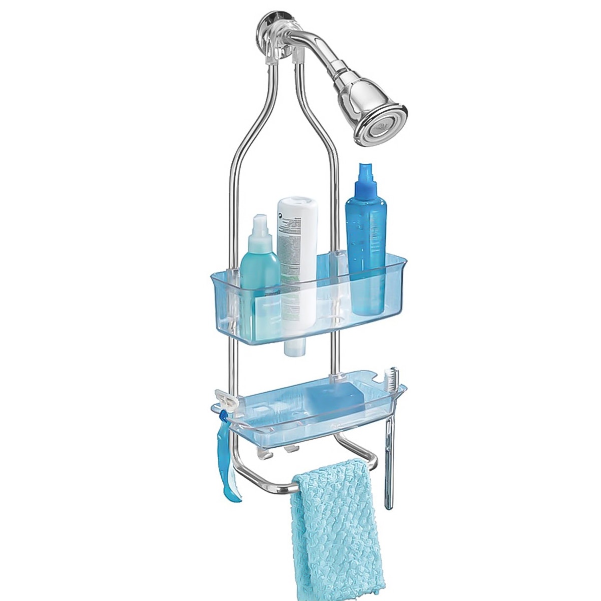 Interdesign Zia Shower Caddy (30 x 59 x 27 cm, White)