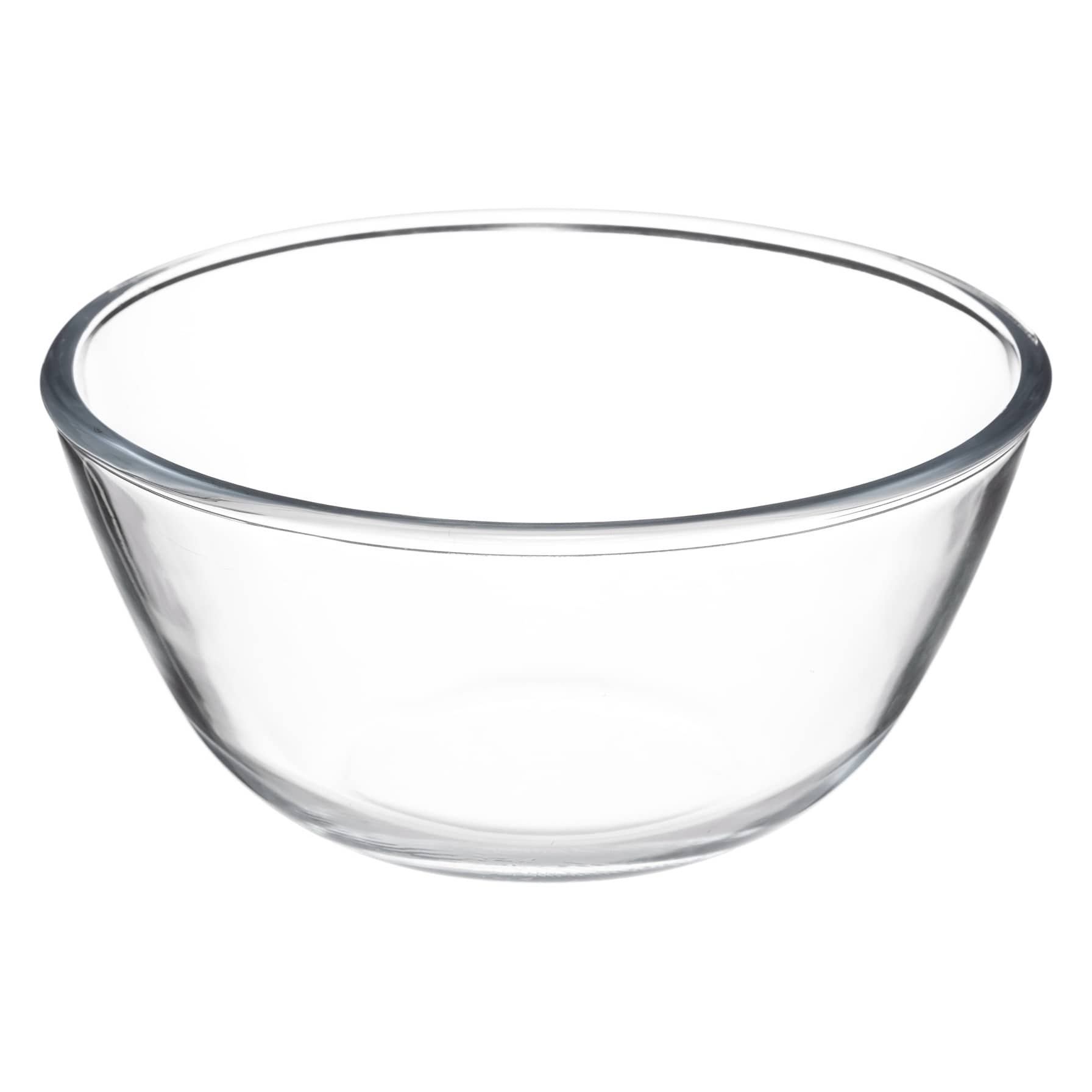 5Five Glass Salad Bowl W/Bamboo Lid (2.5 L)