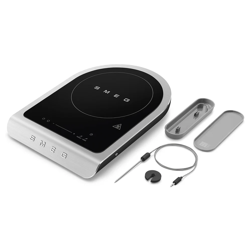 Smeg Collezione Aesthetic Portable Induction Hob, PIC01BLMUK (2100 W)
