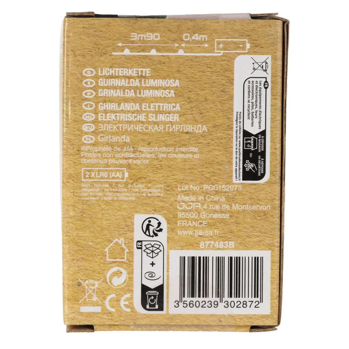 Atmosphera Battery-Operated 40 LED String Light (4 m, Cool White)