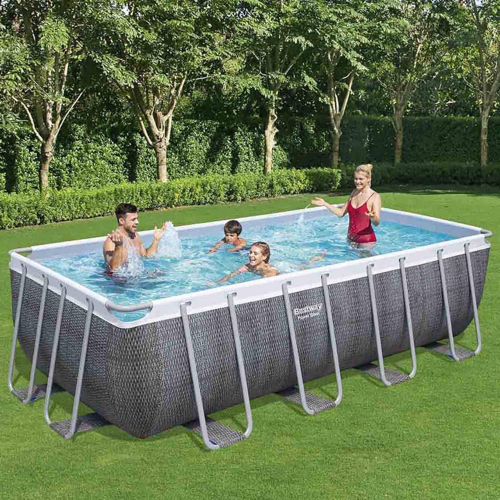 Bestway Power Steel Pool Set (488 x 244 x 122 cm)