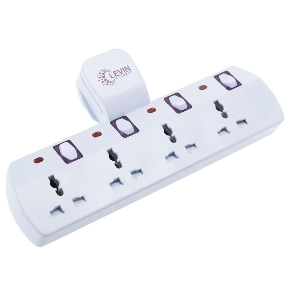 Levin Universal Adapter (White, 220-240 V)