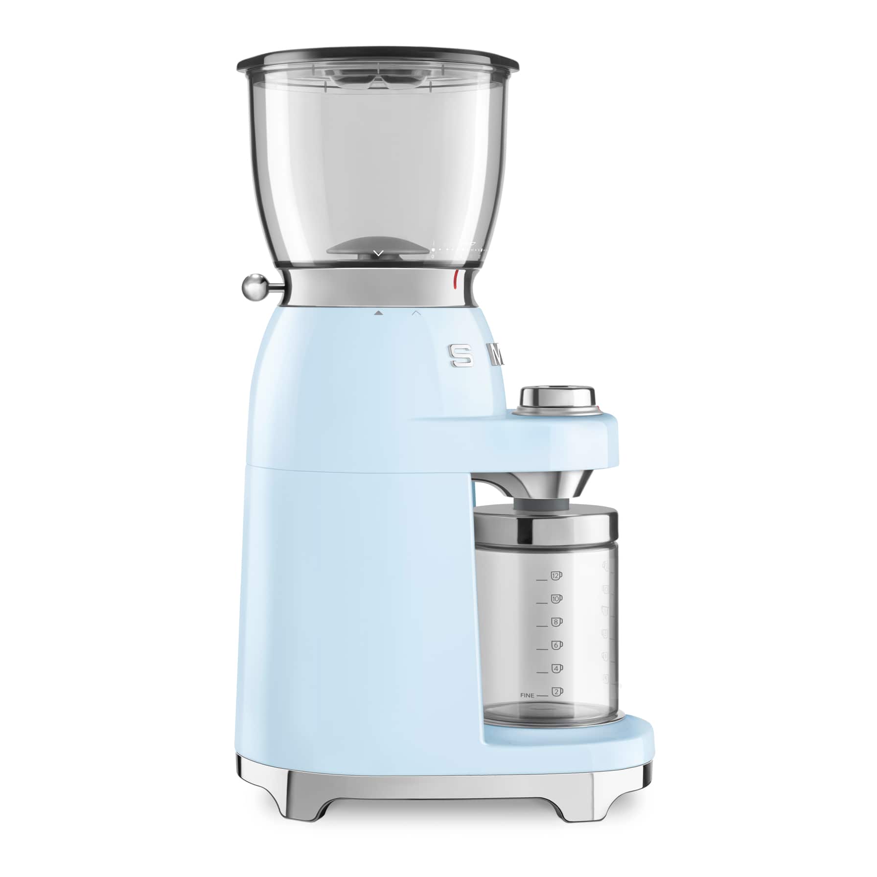 SMEG 50s Retro Style Coffee Grinder, CGF01PBUK (150 W) 