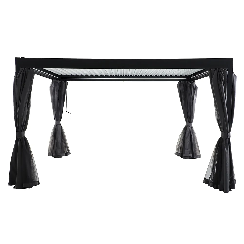 Aurea Manual Gazebo W/Led Light (389 x 296.2 x 238.5 cm)