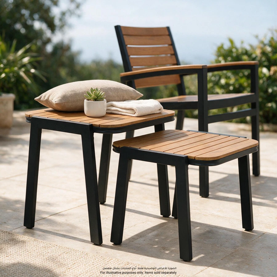 Living Accents Linea Nesting Table Set (48.5 x 46 x 44.5 cm, 2 Pc.)