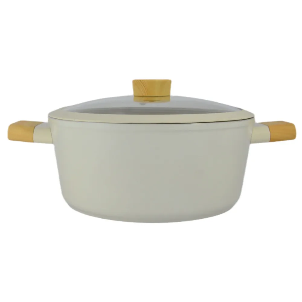 Home Maker Swiss Crystal Ceramic Non-Stick Casserole (Dia. 26 cm)