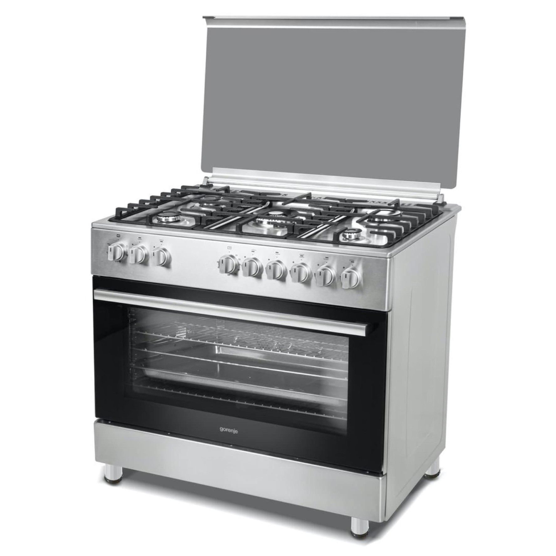 Gorenje Freestanding 5-Burner Gas Cooker, GI9221S (90 x 87 x 60 cm)