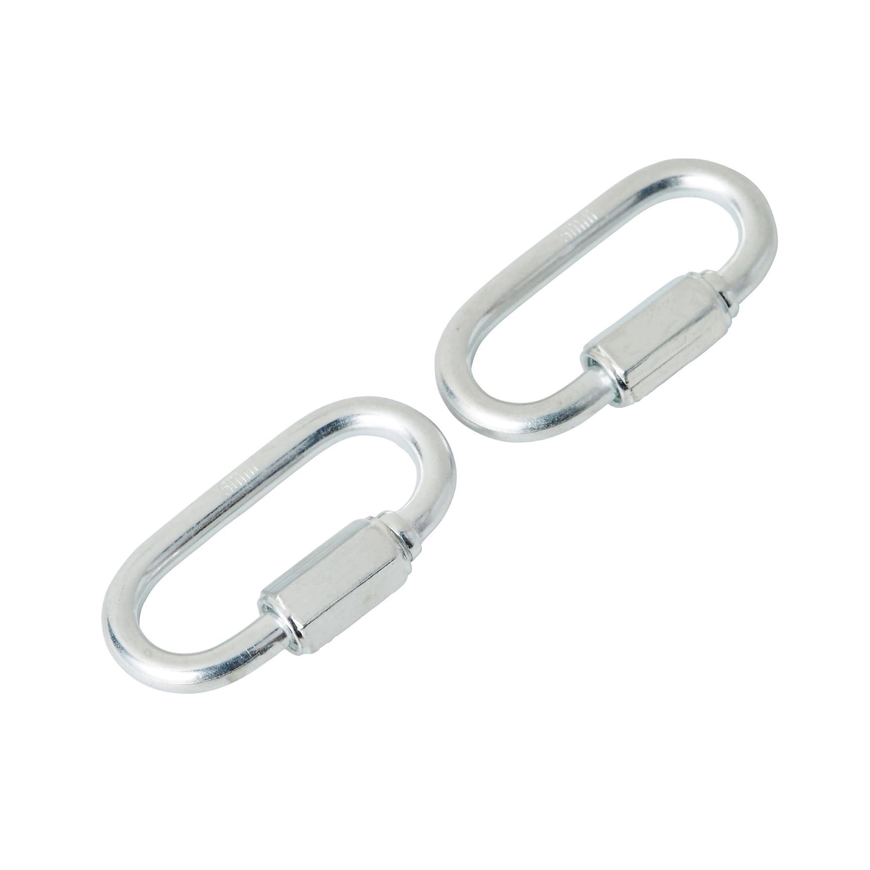 Diall Zinc-Plated Steel Quick Link Pack (5 mm, 2 Pc.)
