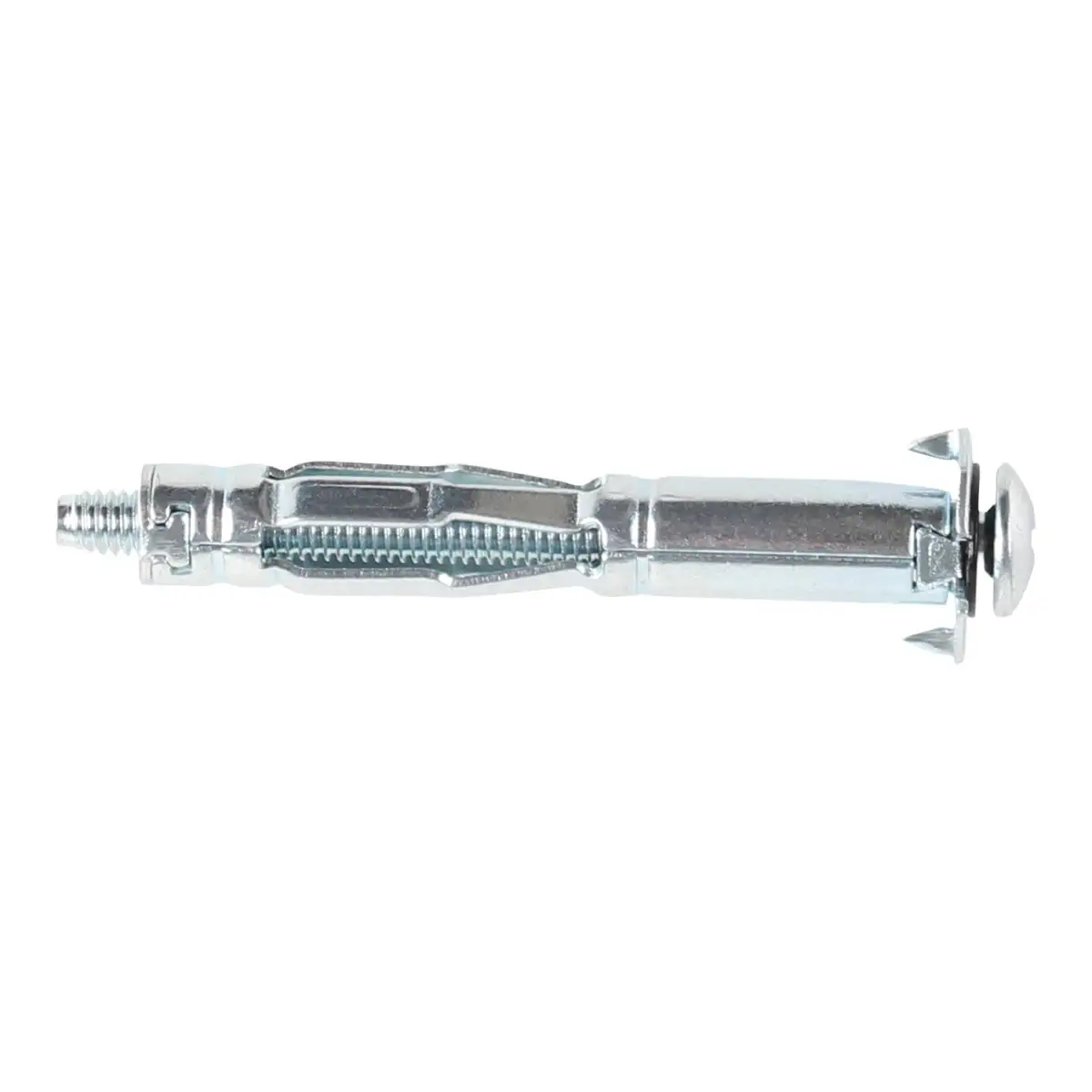 Diall Steel Hollow Wall Anchor Pack (Dia. 0.46 x L. 4.6 cm, 10 Pc.)