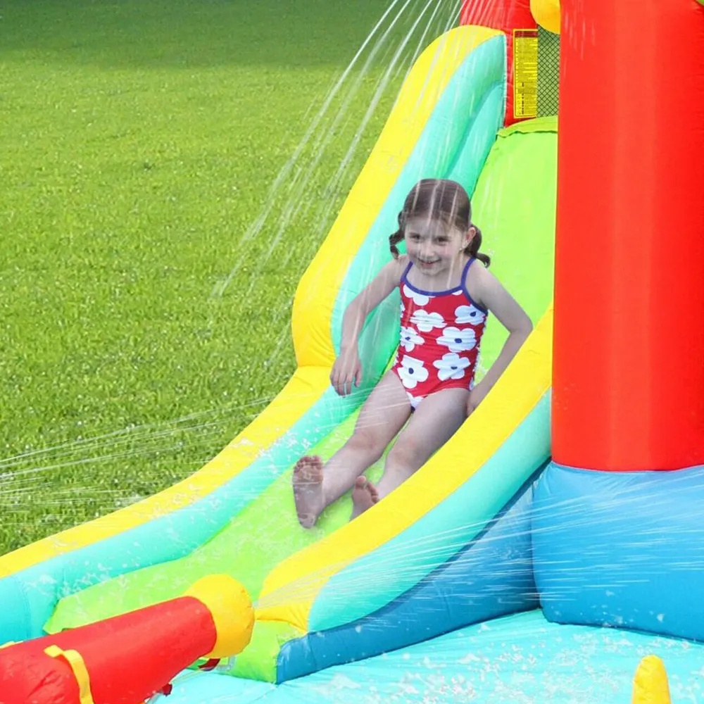 Happy Hop Jump & Splash Double Blaster (4 x 3 x 2.2 m)