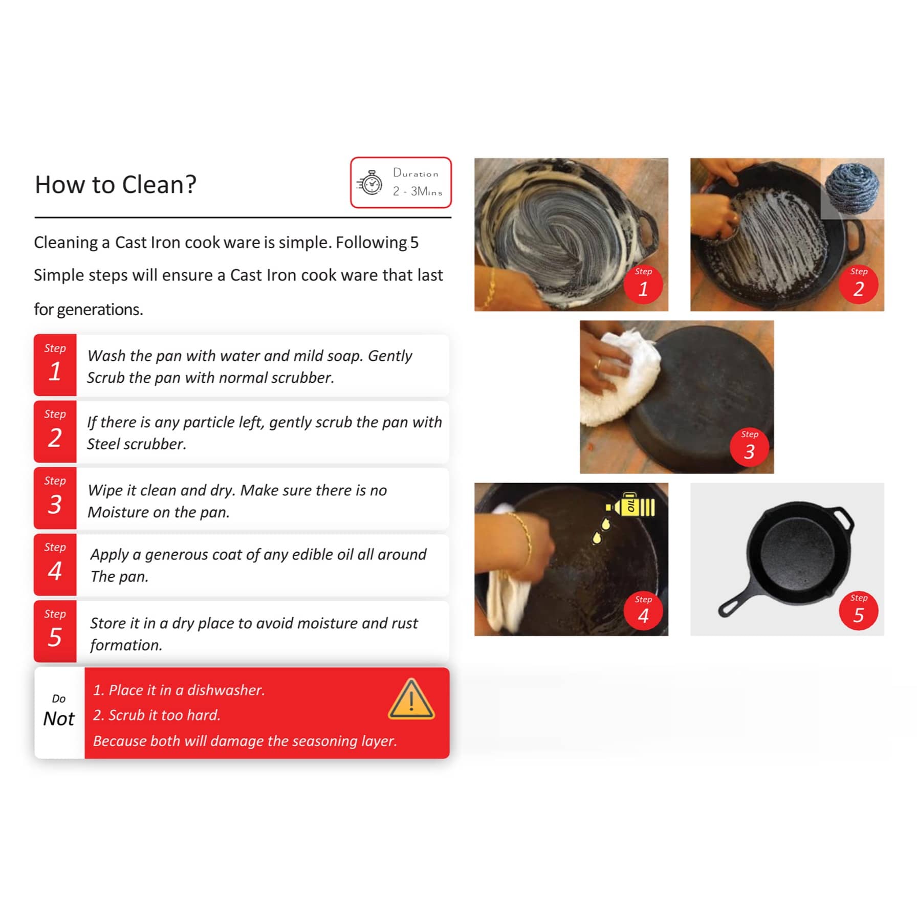 Reya Cast-Iron Looped Grill Pan (25.4 cm)