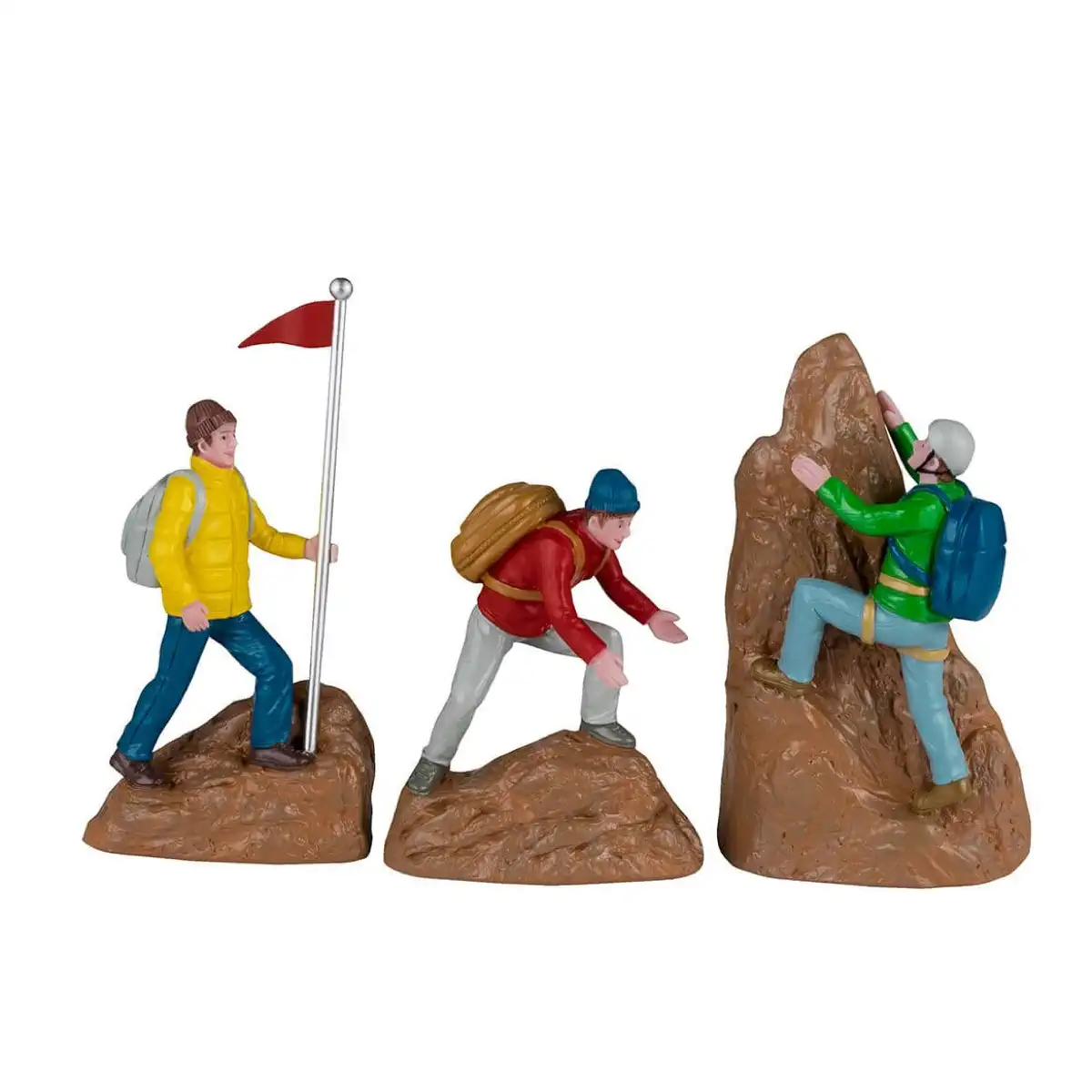 Lemax Resin Rock Climbers Decoration Set (10.1 cm, 3. Pc.)