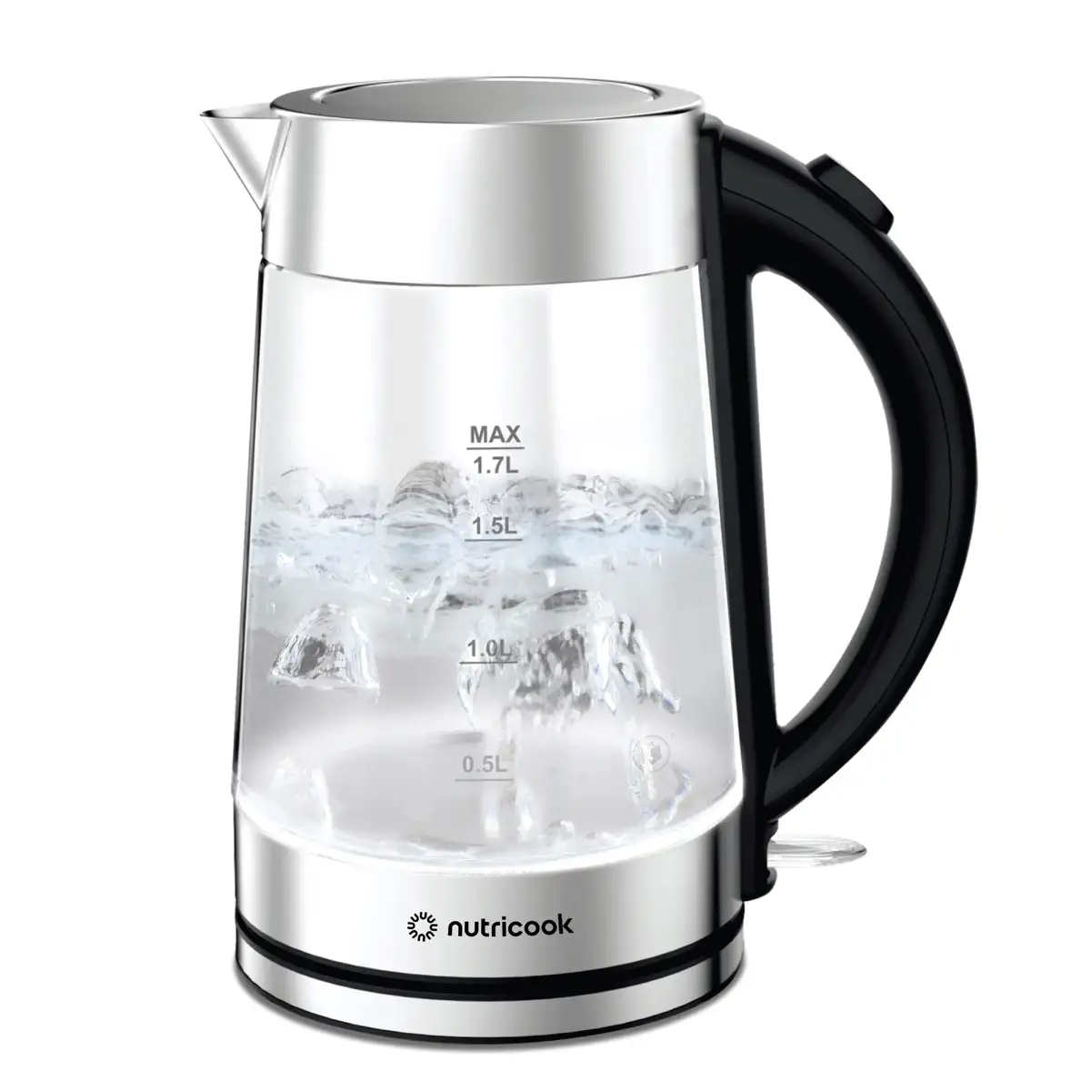 Nutricook Electric Double-Wall Glass Kettle (1.7 L)