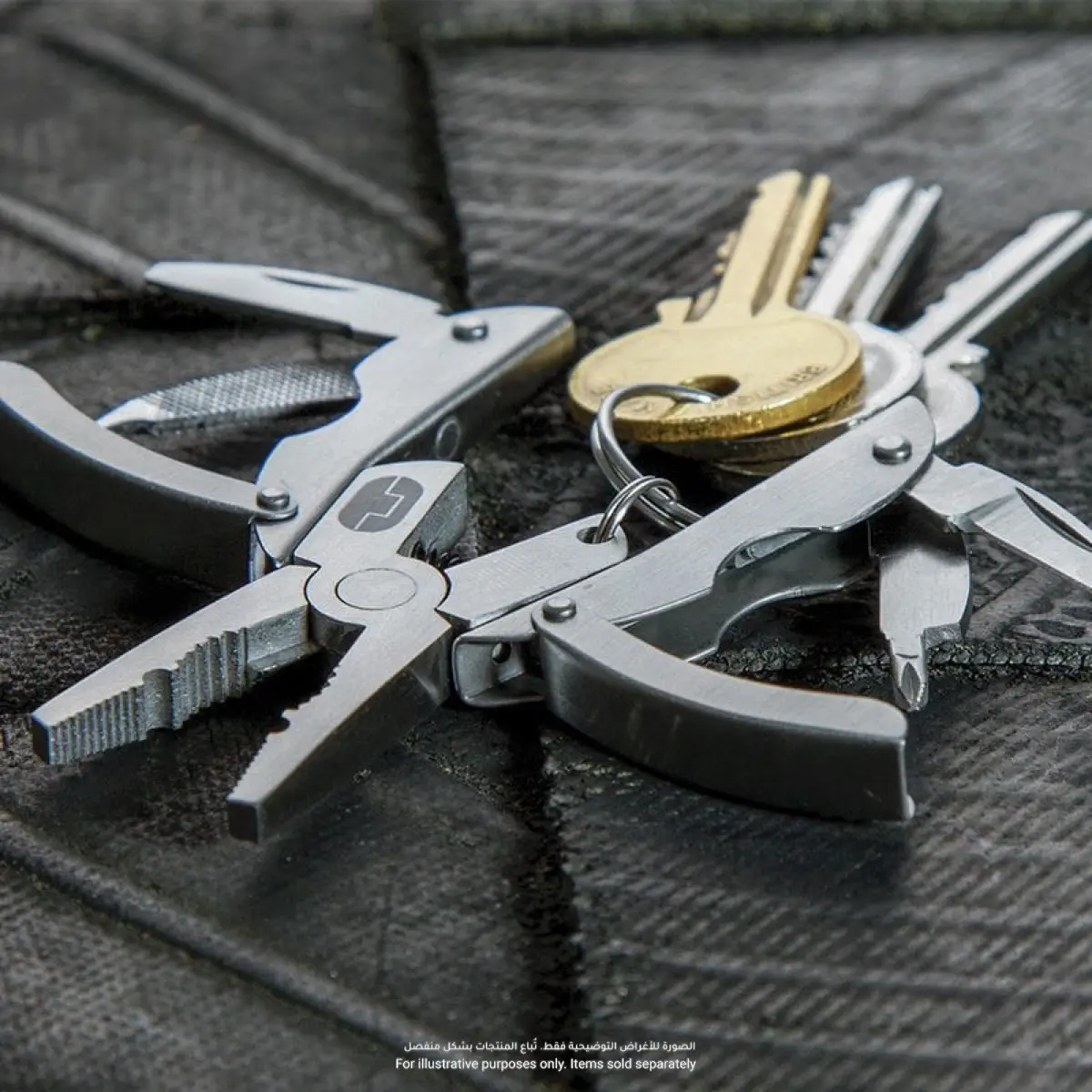 True Utility Scarab Stainless Steel Multitool, TU204  (88 x 27 x 16 mm)