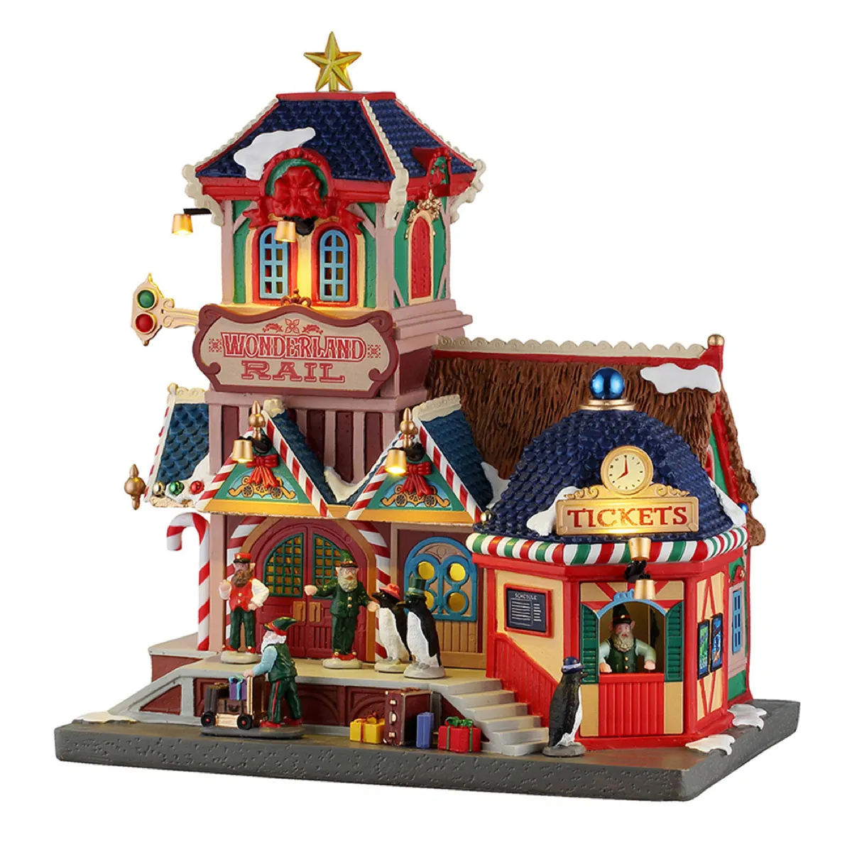 Lemax Wonderland Rail Battery-Operated (Multicolor, L 22 x W 15 x H 24.5 cm)