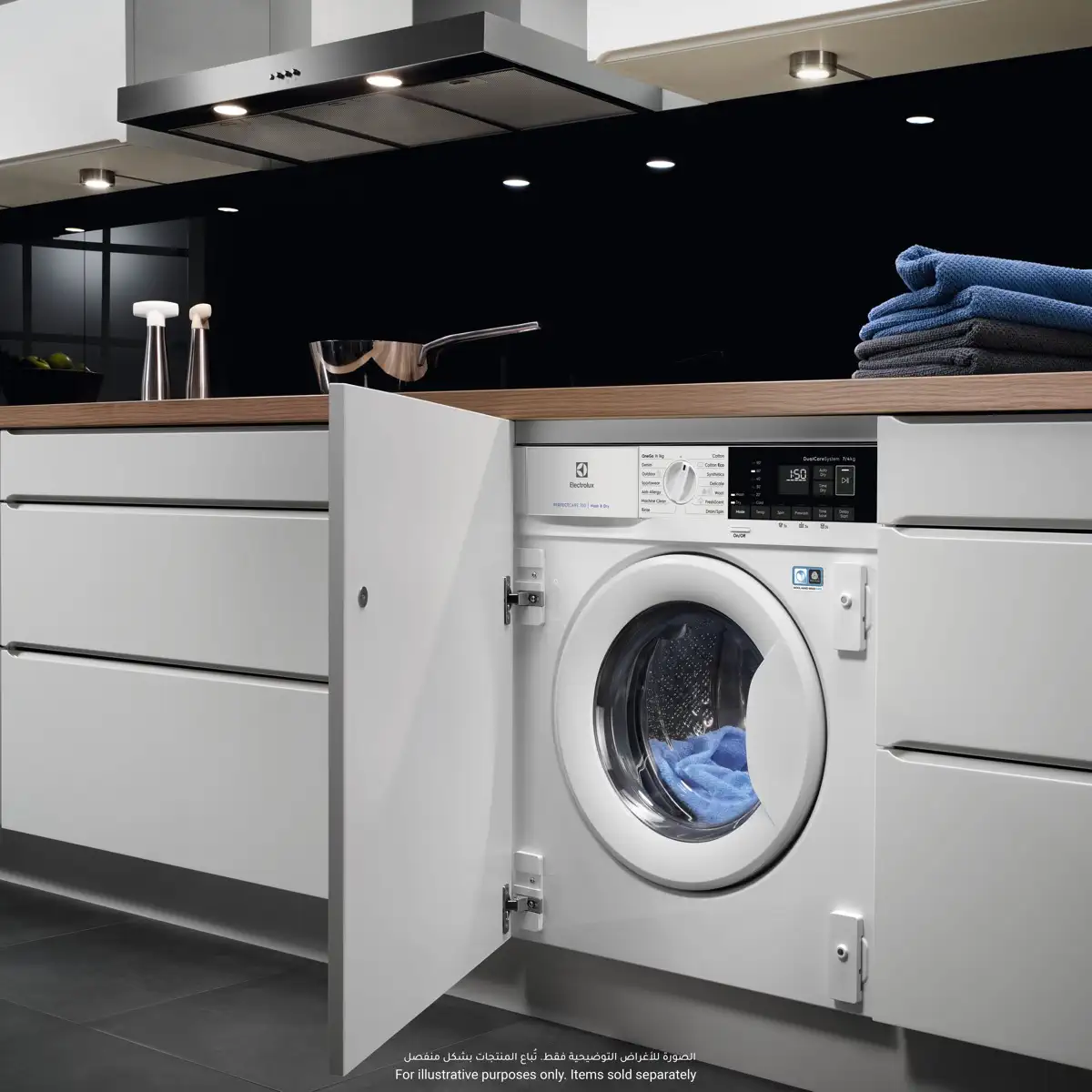 Electrolux 7/4 Kg Built-in PerfectCare 700 Washer Dryer,  EW7W4762OFB (1600 rpm)