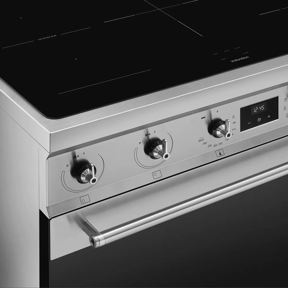 Smeg Classica Aesthetic Free Standing 5-Zone Induction Cooker W/Electric Oven, C9IMX2 (60 x 90 x 90 cm)