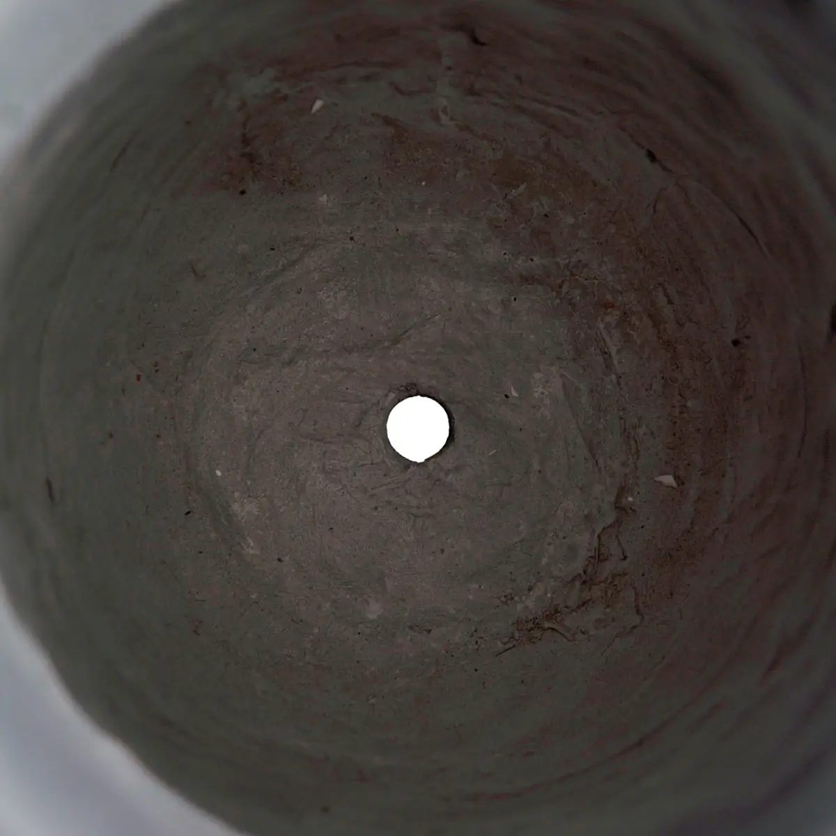 Lavender Fiber Clay Pot (21.5 cm, Grey)
