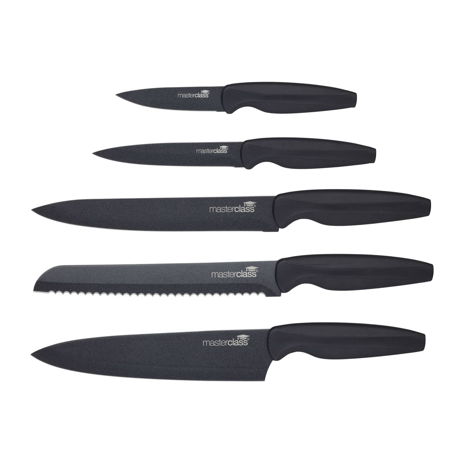 Kitchen Craft Agudo Knife Set W/ Wooden Block (6 Pc.)