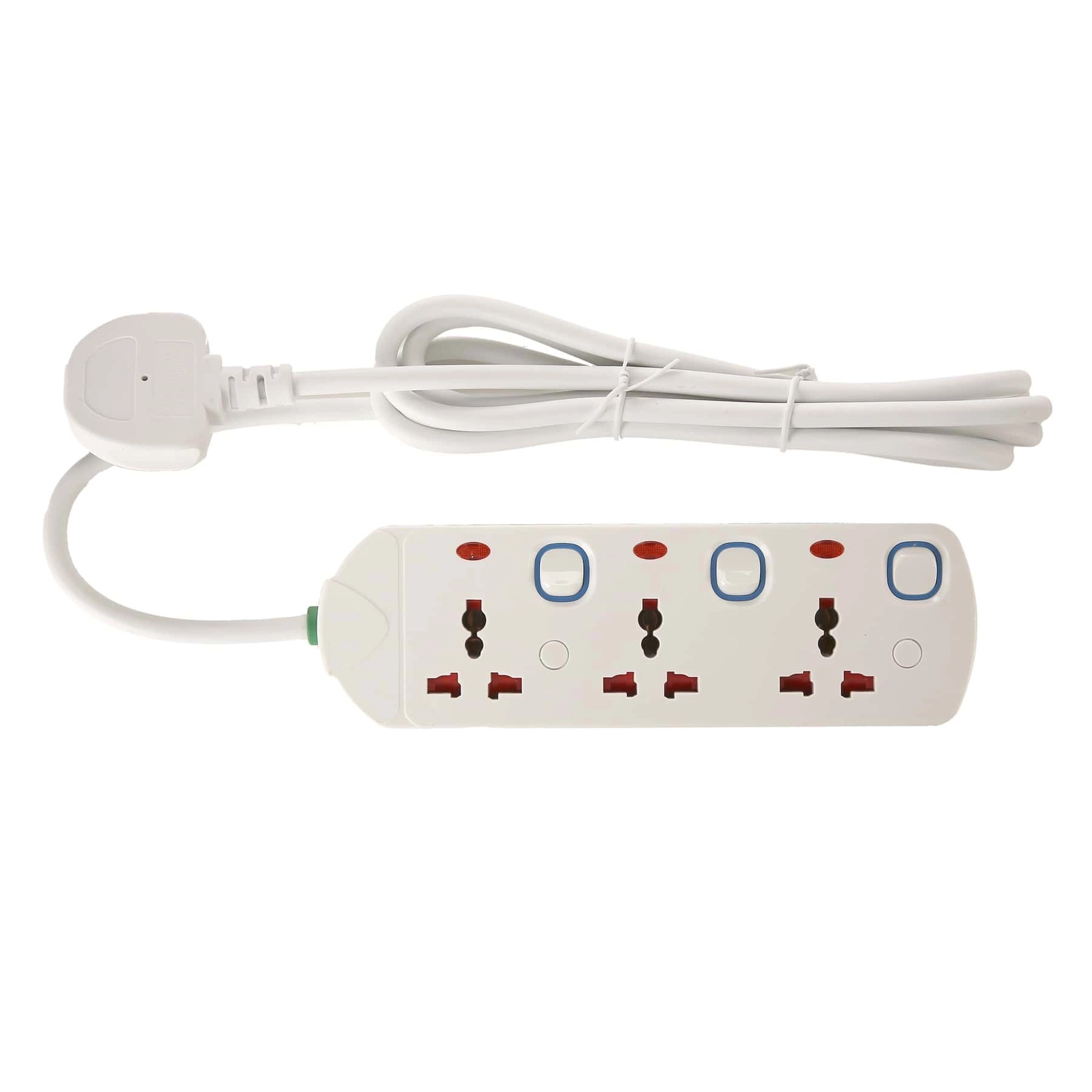 Oshtraco 3 Way Universal Extension Cord (2 m)