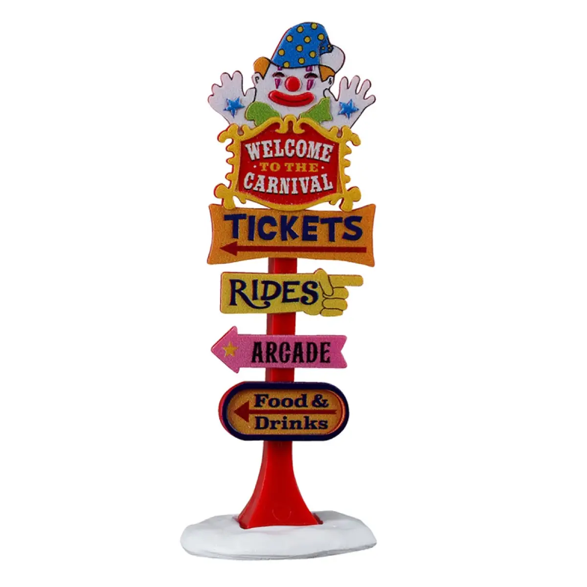 Lemax Carnival Welcome Sign Festive Decor (Multicolor)