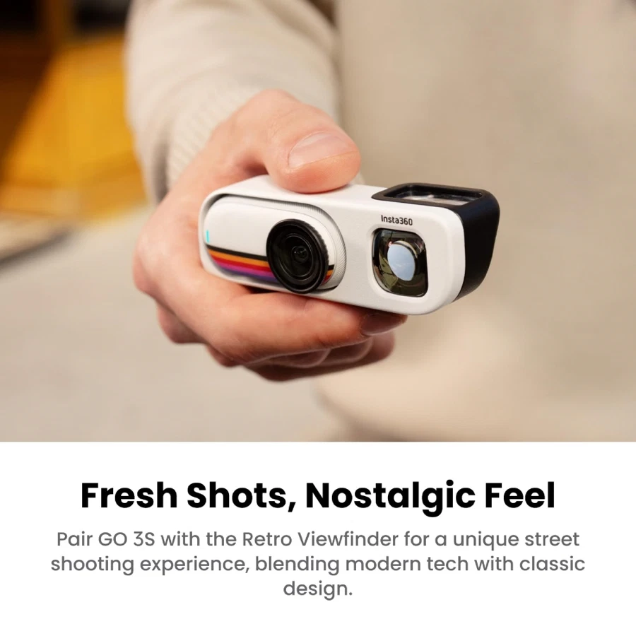 Insta360 Wide Angle Camera GO 3S Retro (White)