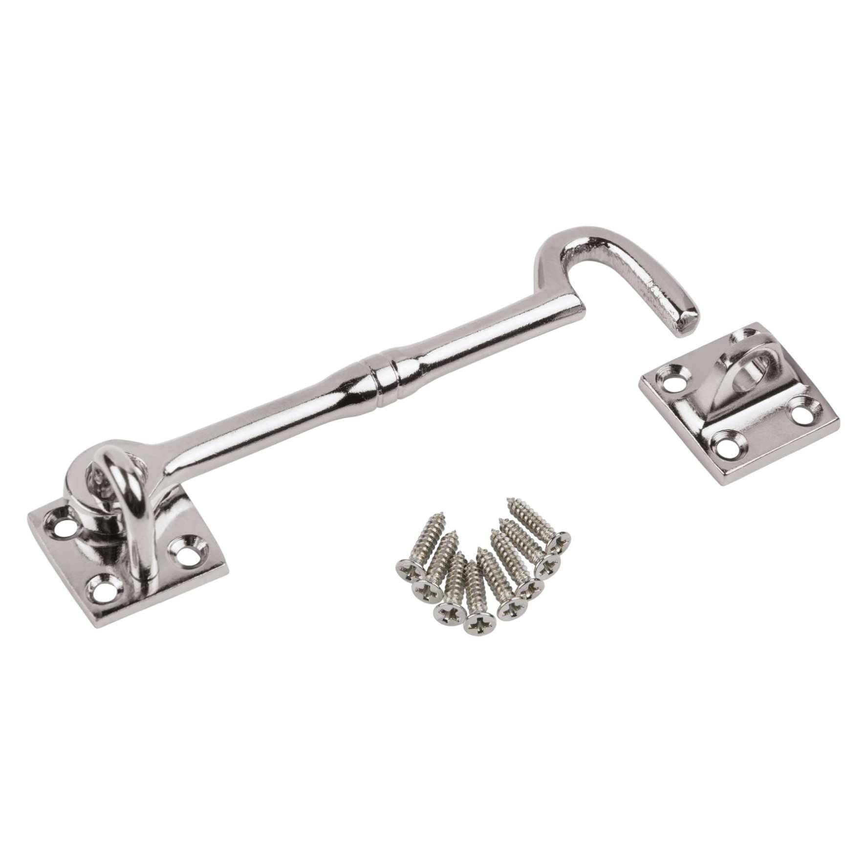 Suki Nickel Plated Brass Cabin Hook W/Eyelet (7.5 cm)