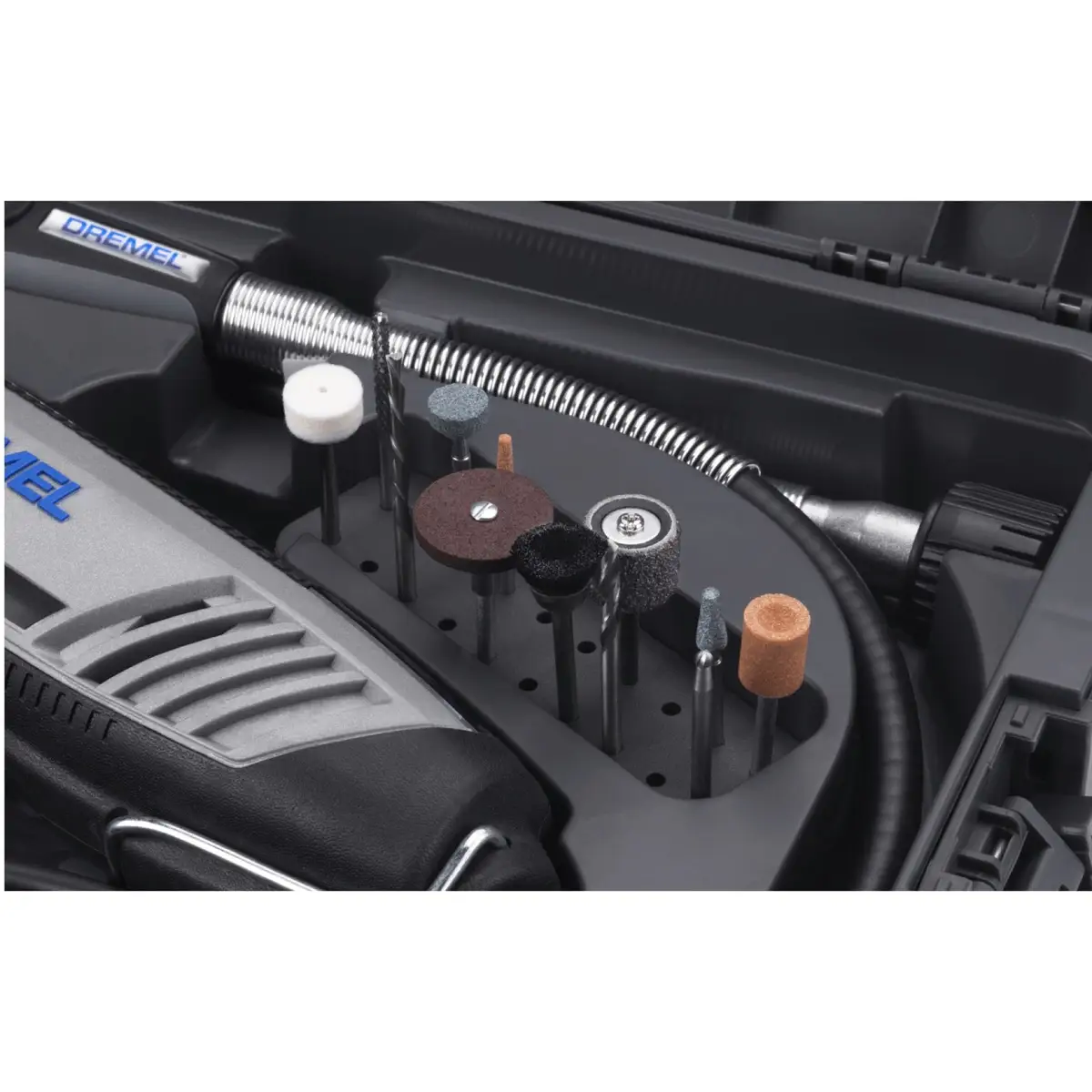 Dremel Corded Rotary Multi-Tool Kit 4250 (6 Adaptor, 128 Pc.)